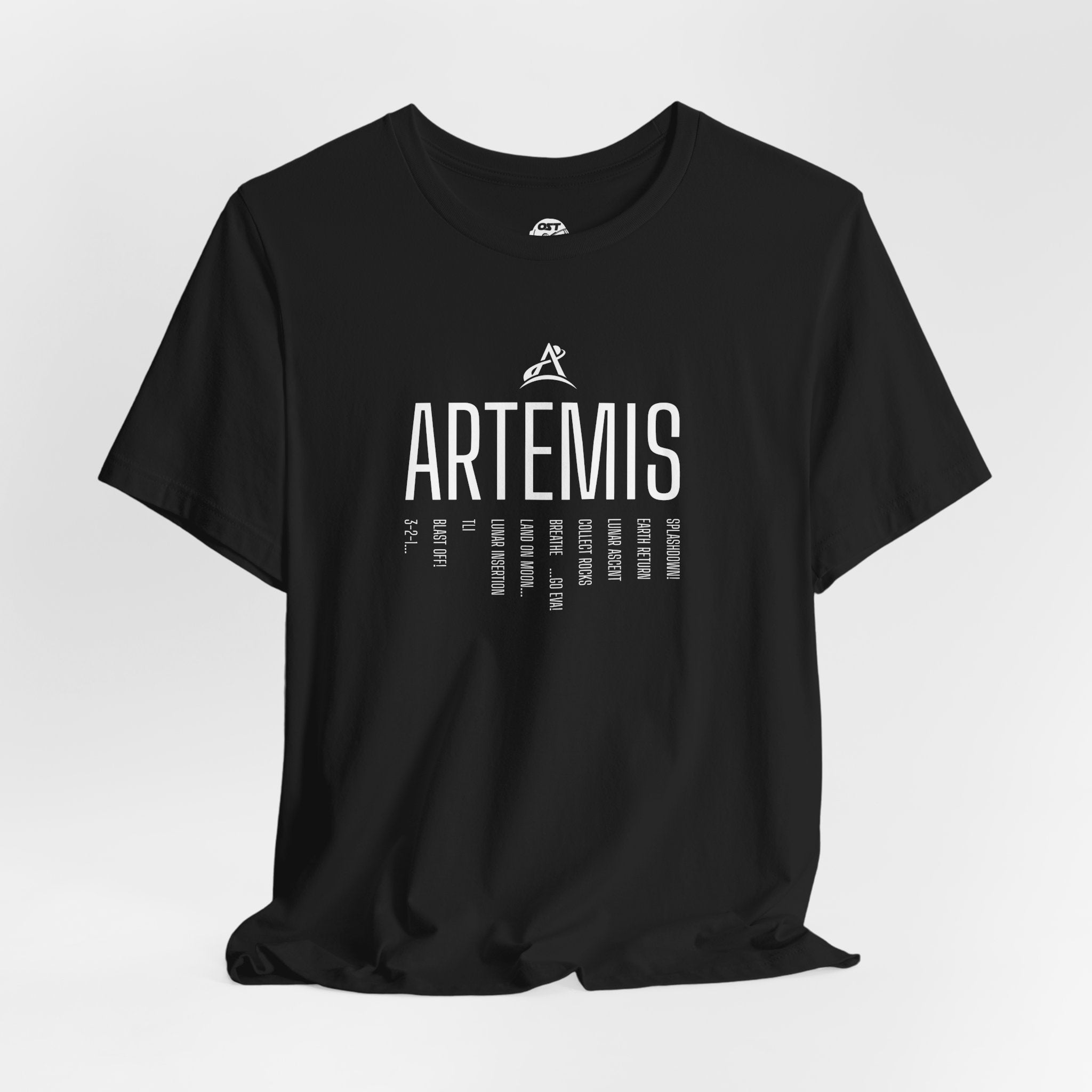 Artemis Mission Timeline T-shirt | Space Mission Graphic Tee