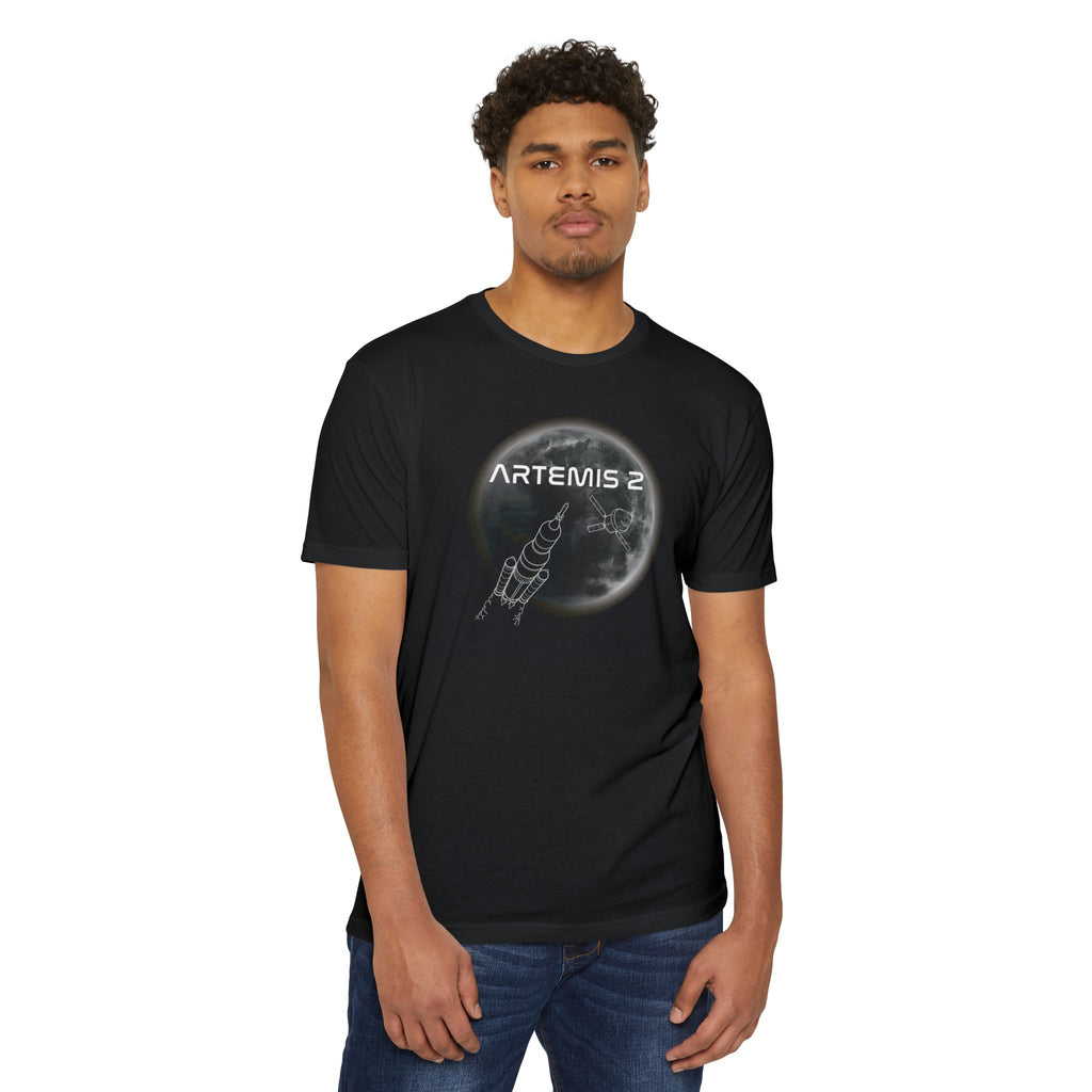 Artemis 2 Moon Rocket T-shirt | Space Mission Tee