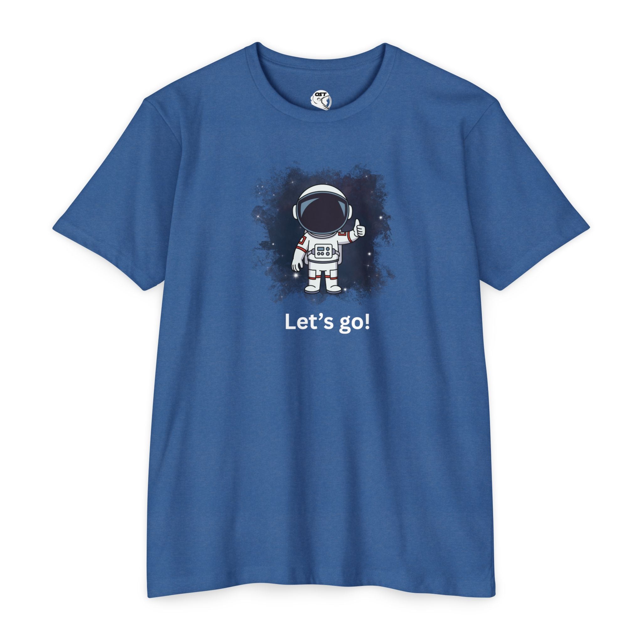 Thumbs Up Astronaut T-shirt | Cute Space Helmet Graphic Tee