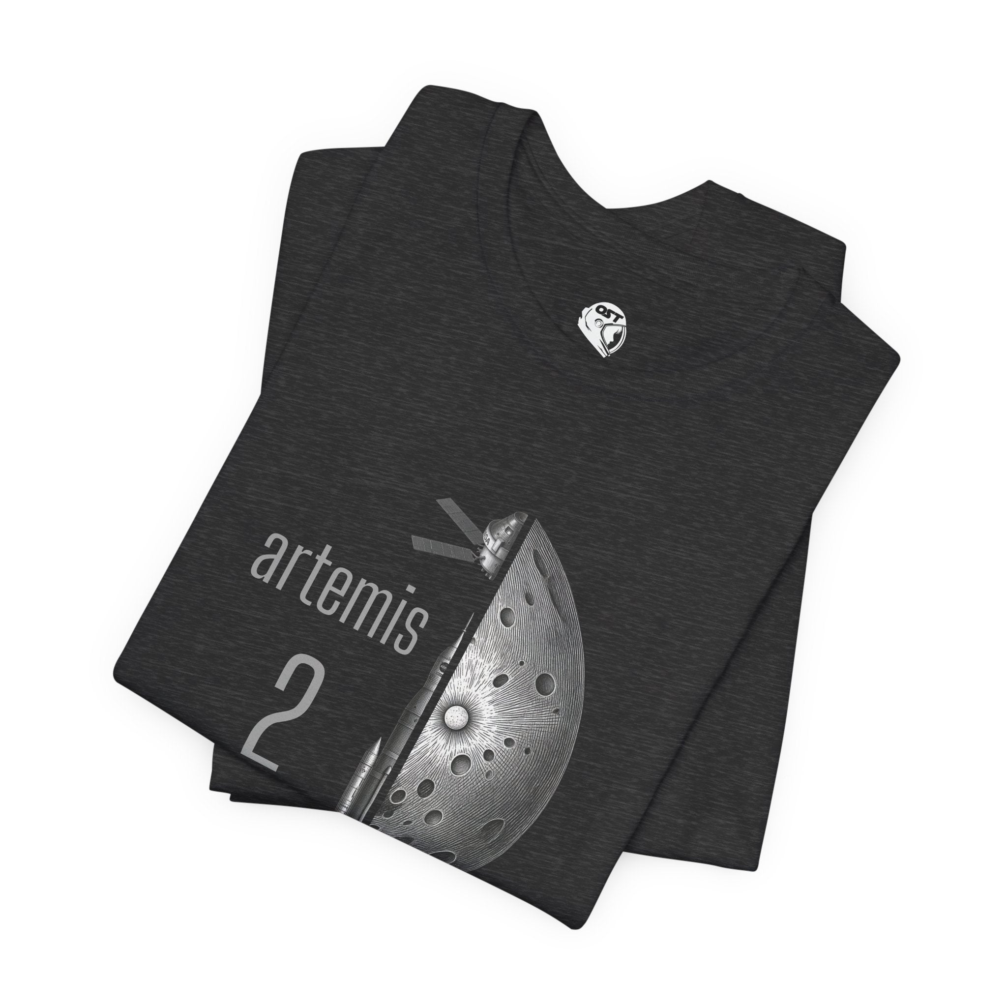 Artemis 2 Mission with Rocket, Orion & Moon T-shirt | Space Mission Vintage Graphic Tee