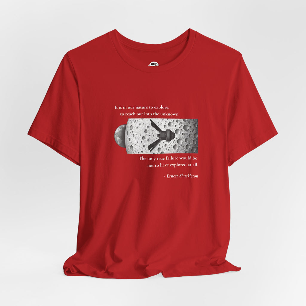 Shackleton 'It's in our nature to explore' T-shirt | Space Mission Graphic Tee