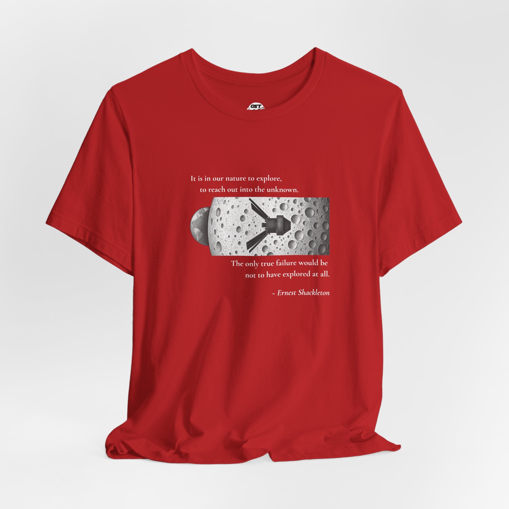 Shackleton 'It's in our nature to explore' T-shirt | Space Mission Graphic Tee