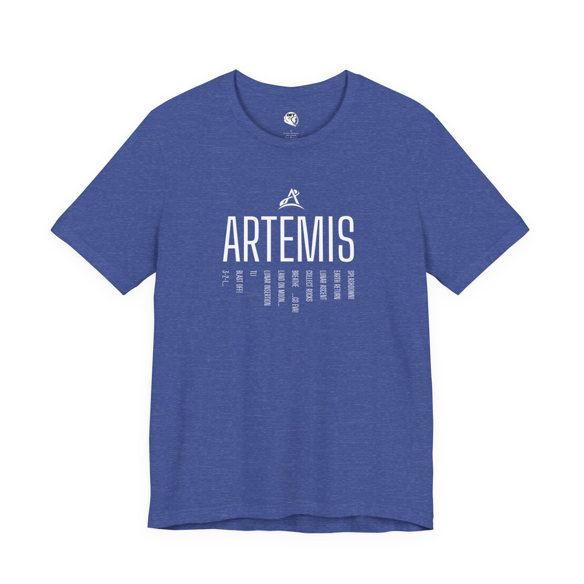 Artemis Mission Timeline T-shirt | Space Mission Graphic Tee