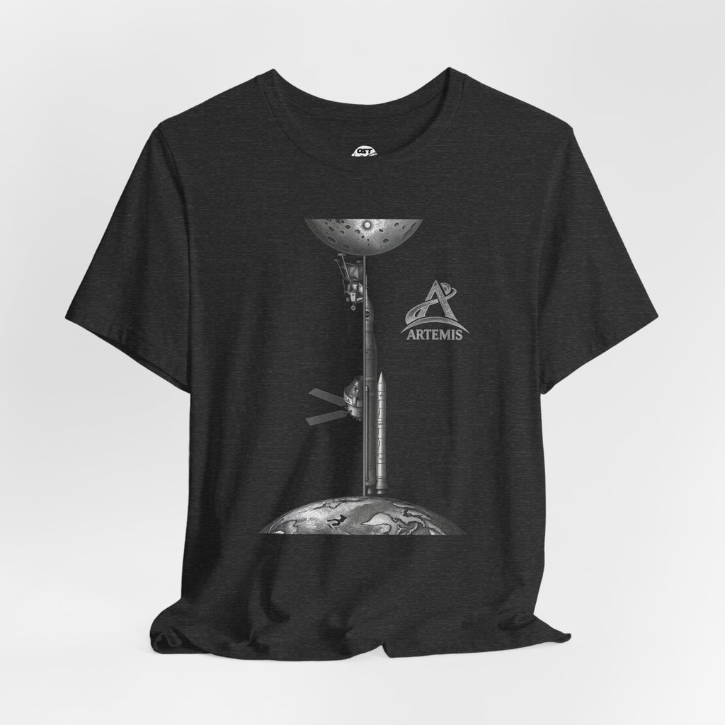 Artemis Orion, Rocket & Lander | Lunar Mission Vintage Graphic Tee