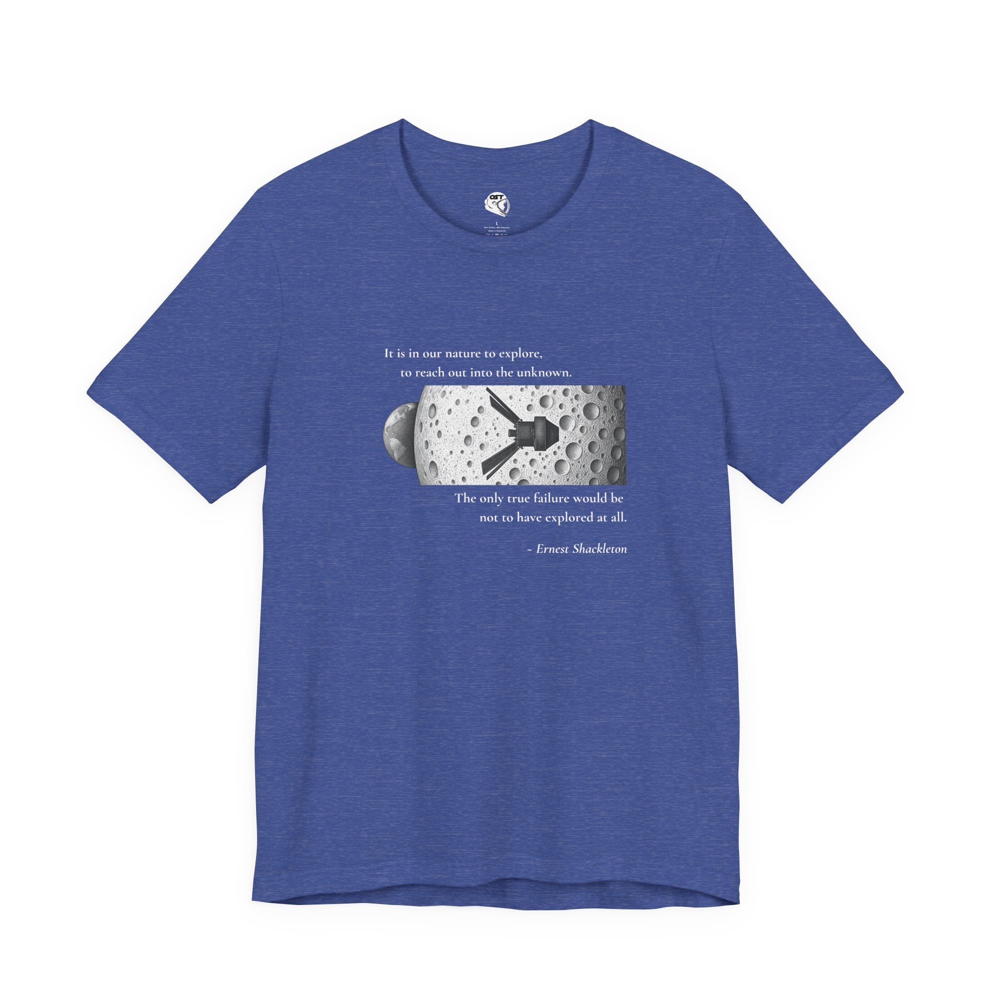 Shackleton 'It's in our nature to explore' T-shirt | Space Mission Graphic Tee