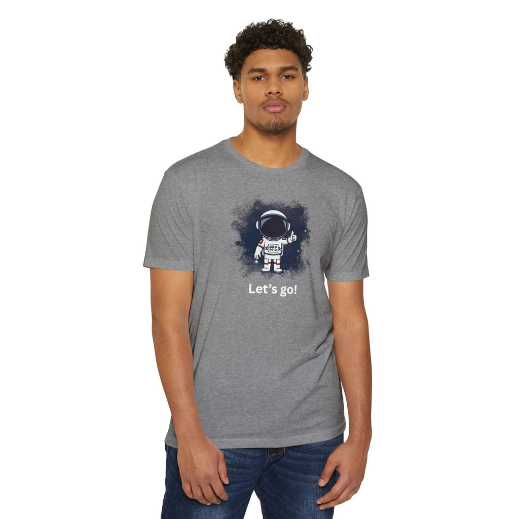 Thumbs Up Astronaut T-shirt | Cute Space Helmet Graphic Tee