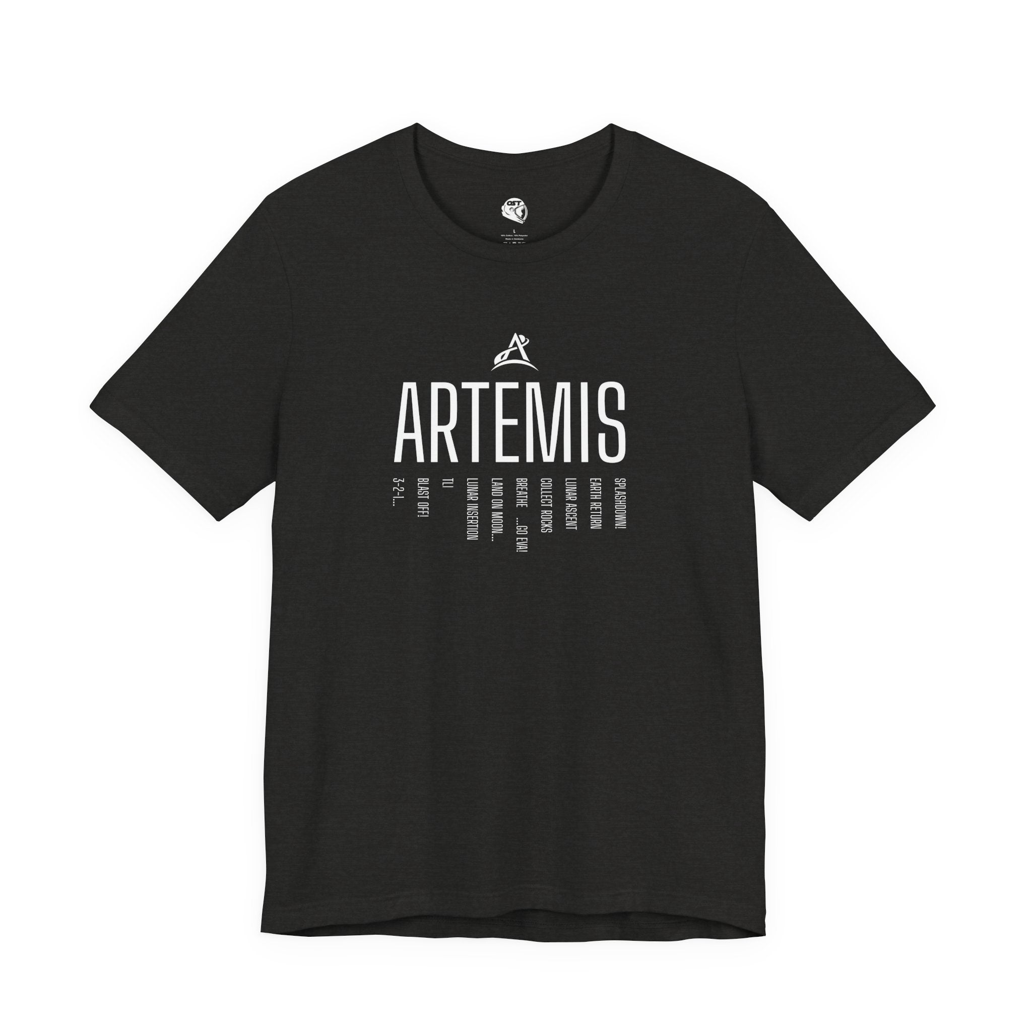 Artemis Mission Timeline T-shirt | Space Mission Graphic Tee