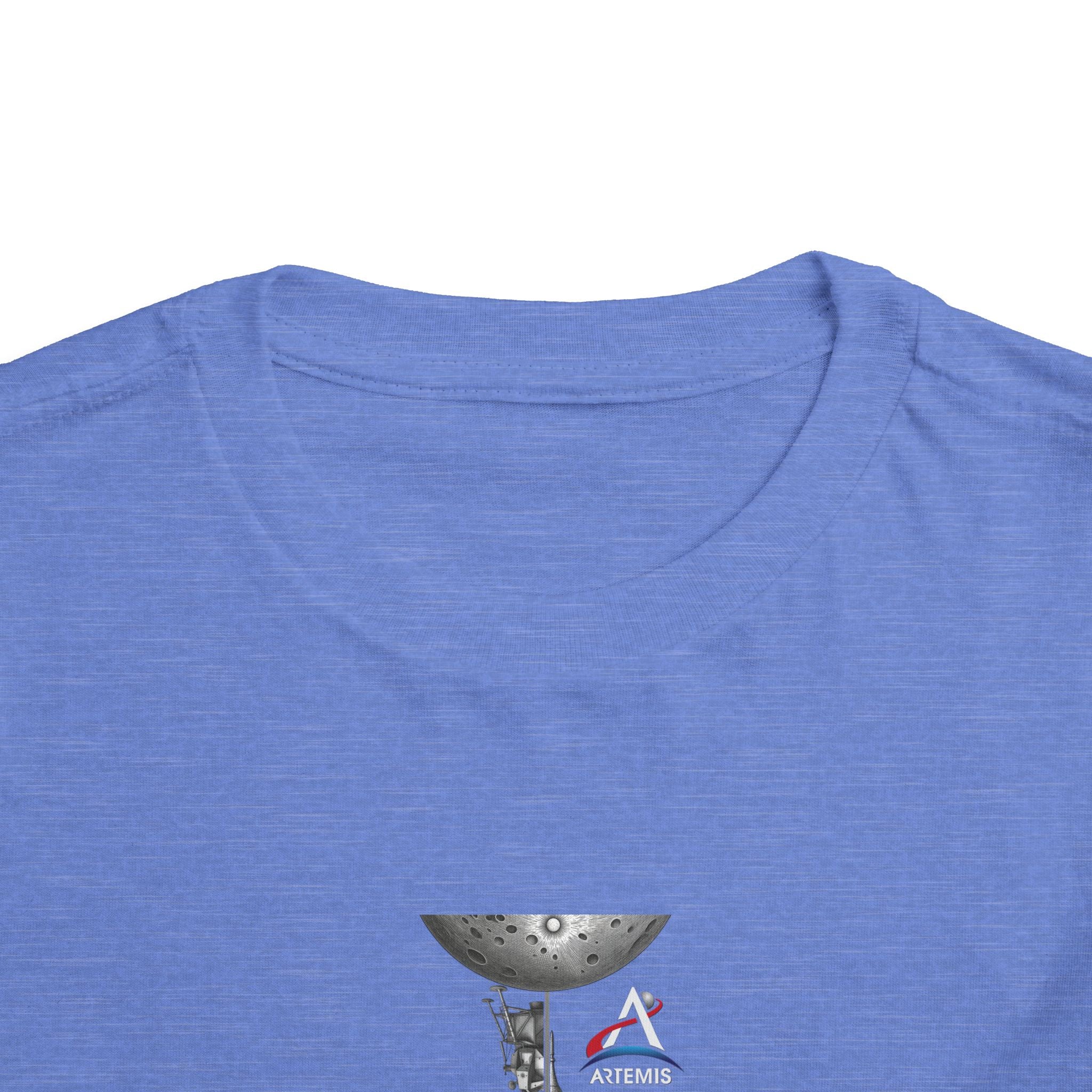 Astronaut Kid on Moon Toddler Tee | Space Helmet Rocket Illustration