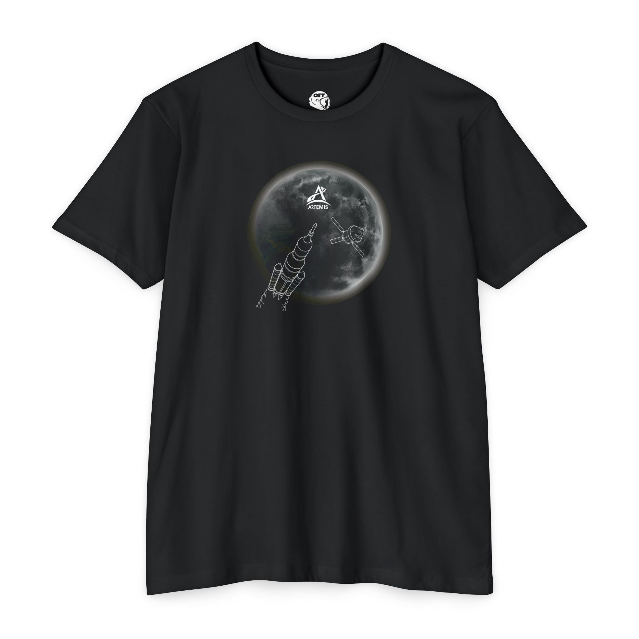 Moon SLS Orion T-shirt | Space Lunar Design