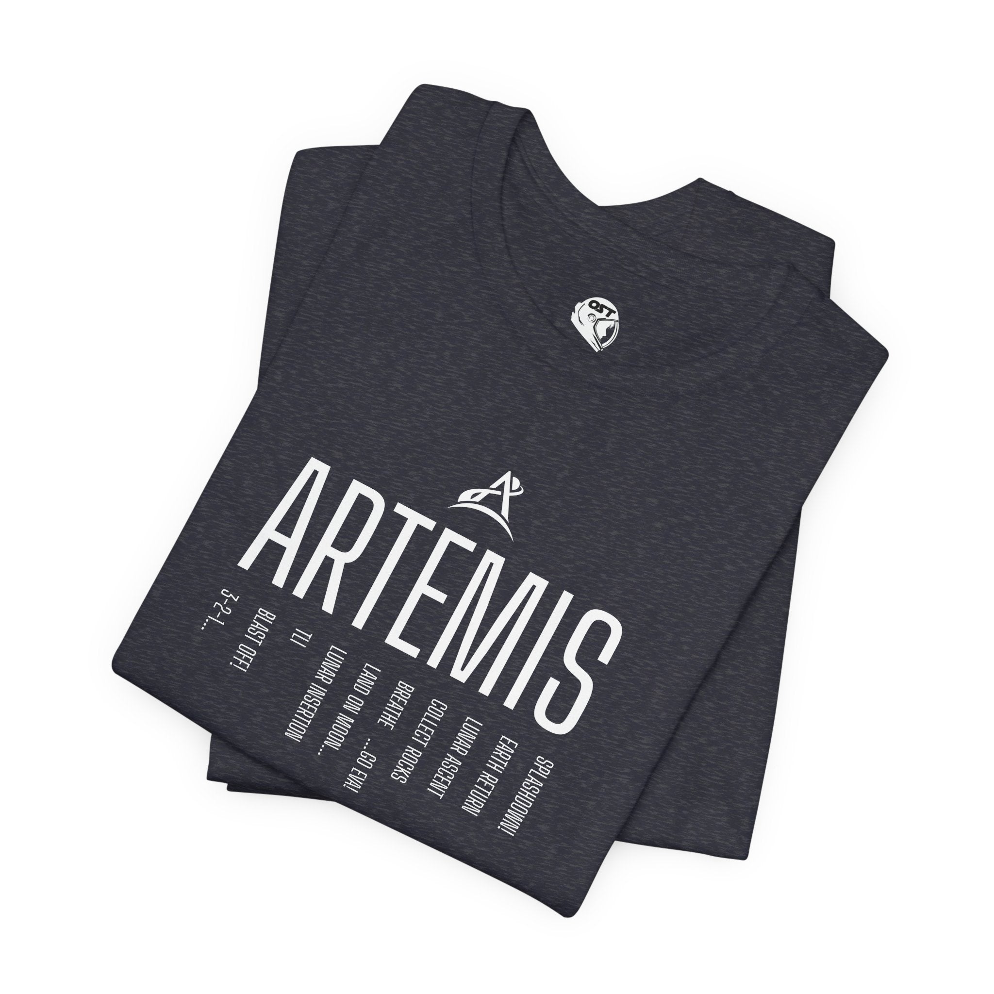 Artemis Mission Timeline T-shirt | Space Mission Graphic Tee