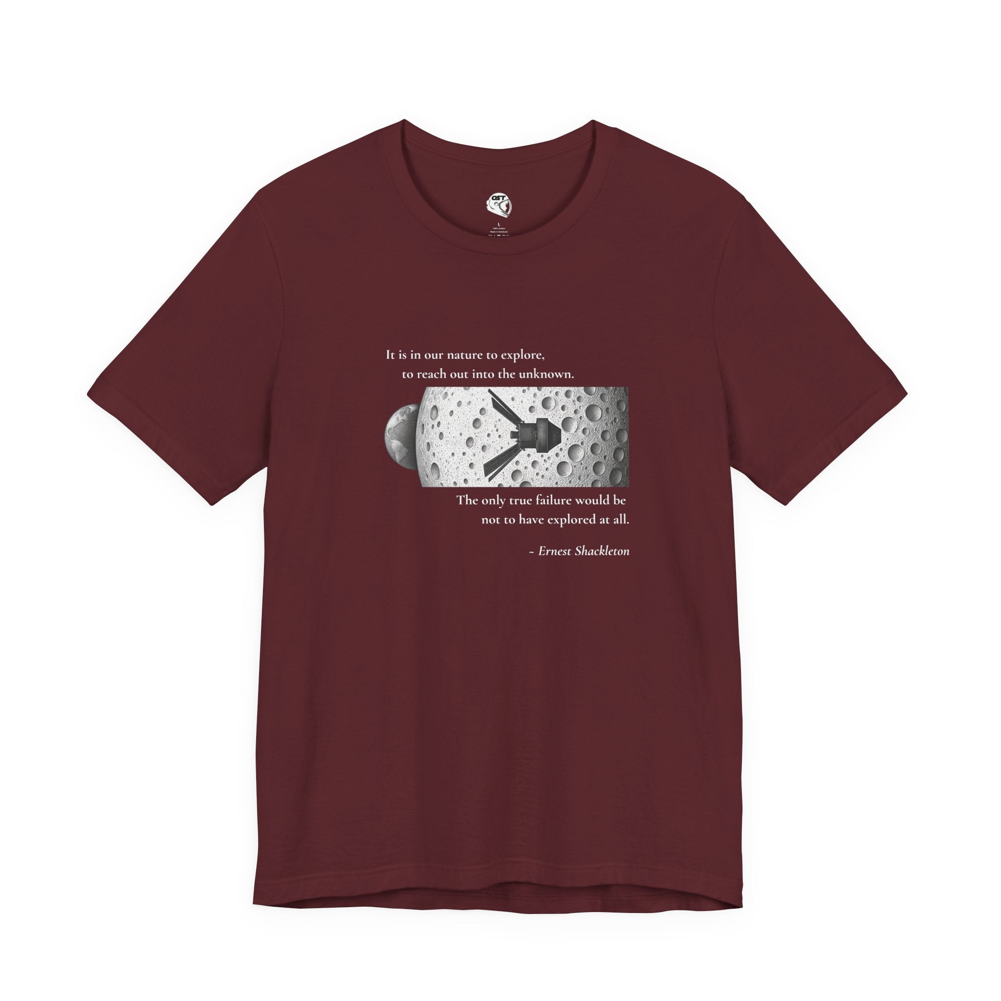 Shackleton 'It's in our nature to explore' T-shirt | Space Mission Graphic Tee