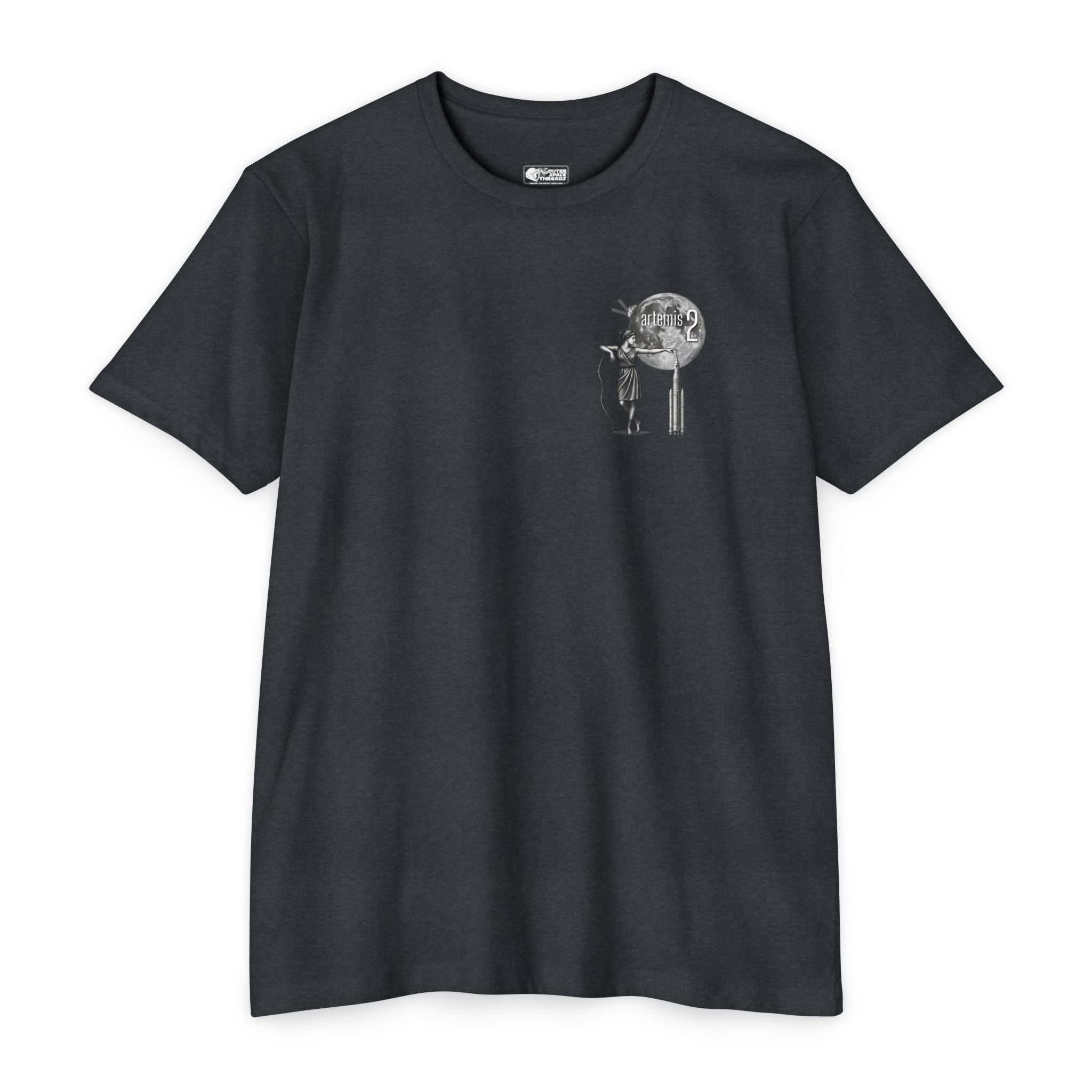 Artemis 2 Free Return Trajectory T-shirt | Spacecraft Moon Mission Tee