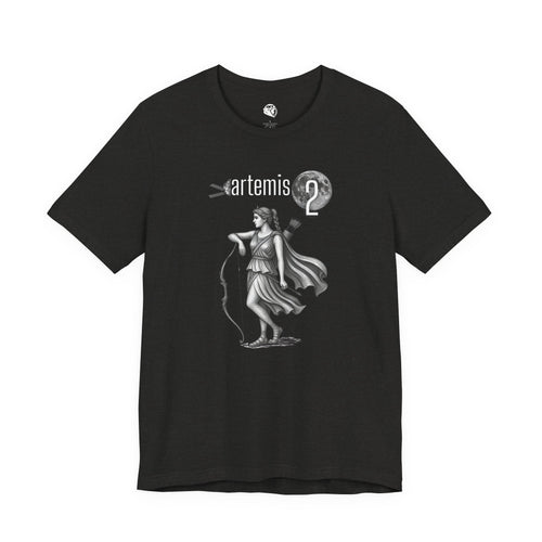 Artemis 2 Mission with Moon Goddess T-shirt | Space Mission Vintage Graphic Tee