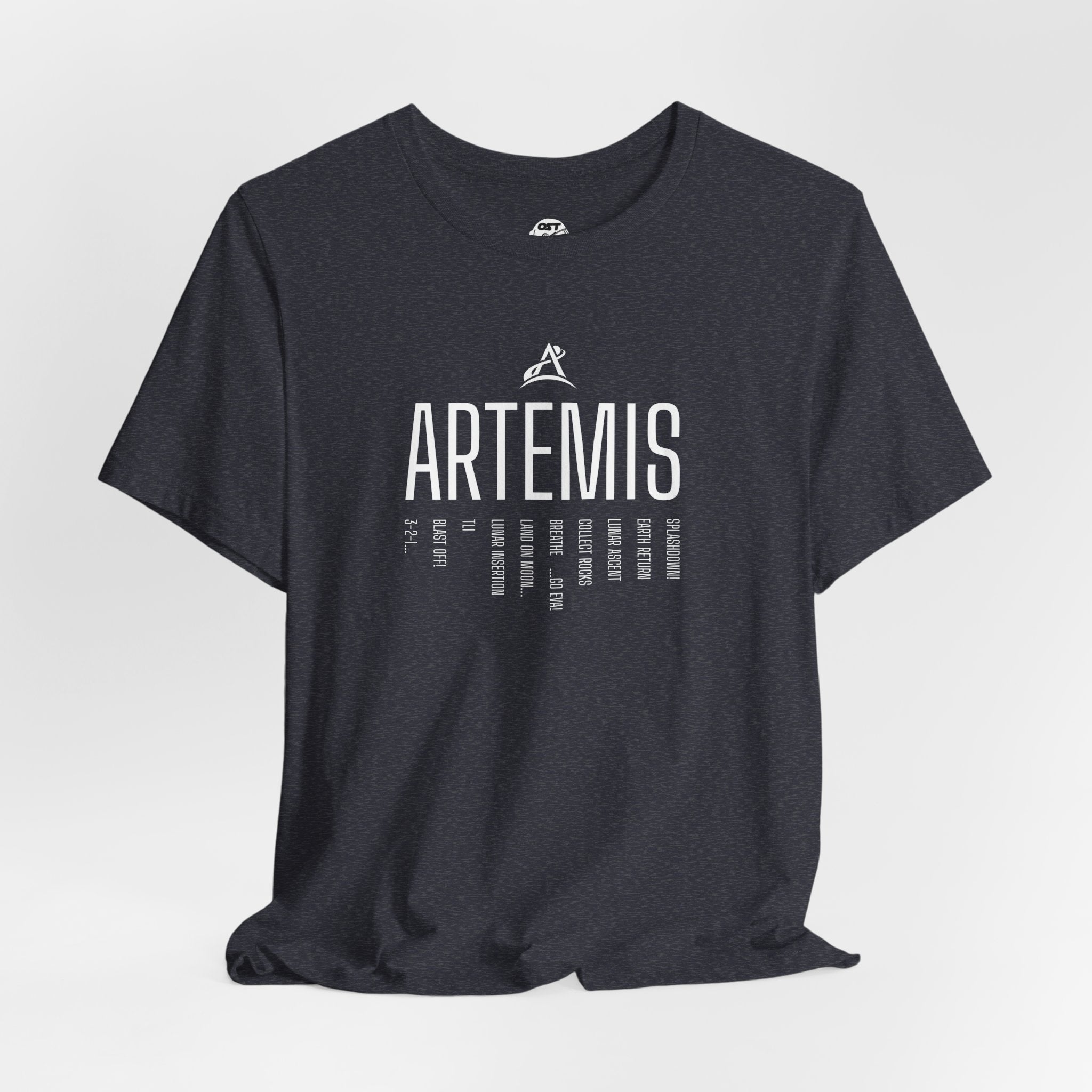 Artemis Mission Timeline T-shirt | Space Mission Graphic Tee