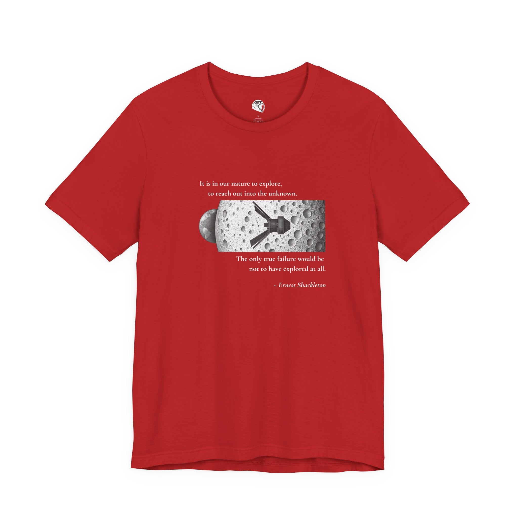 Shackleton 'It's in our nature to explore' T-shirt | Space Mission Graphic Tee