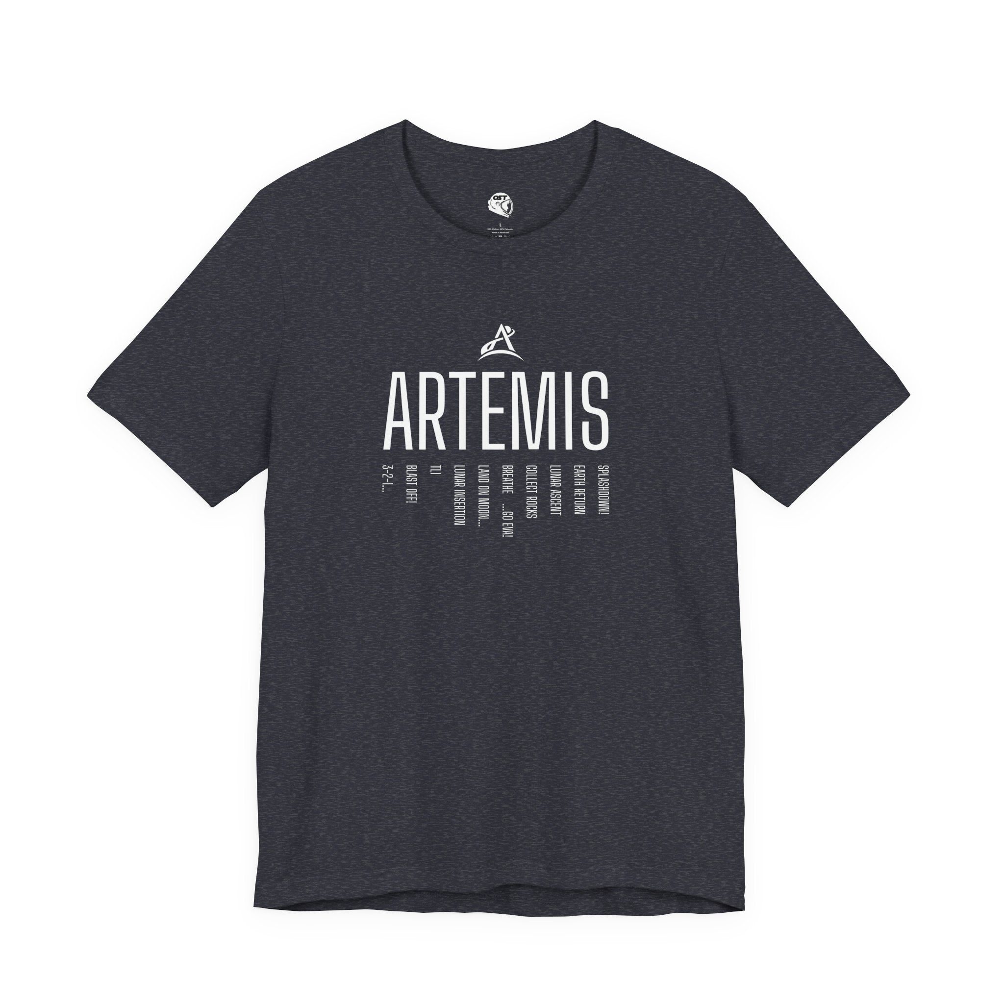 Artemis Mission Timeline T-shirt | Space Mission Graphic Tee