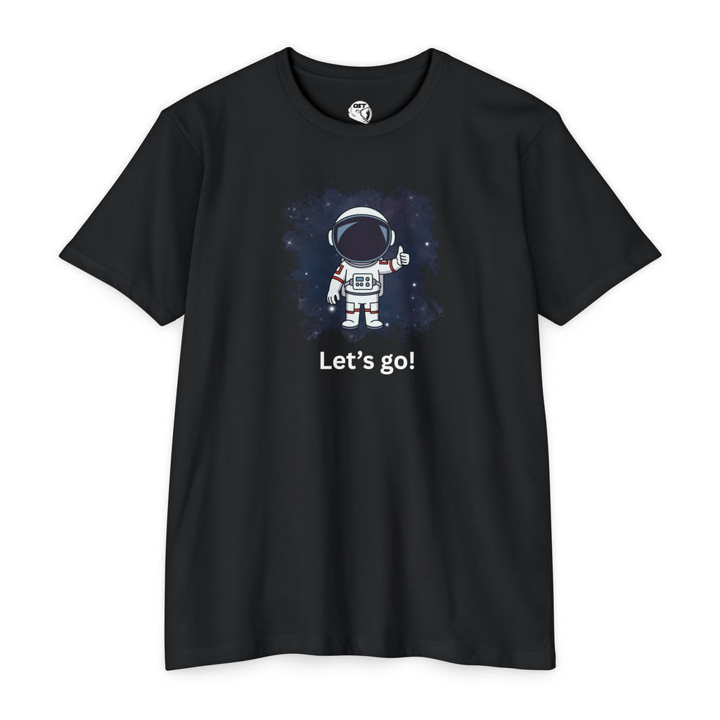 Thumbs Up Astronaut T-shirt | Cute Space Helmet Graphic Tee