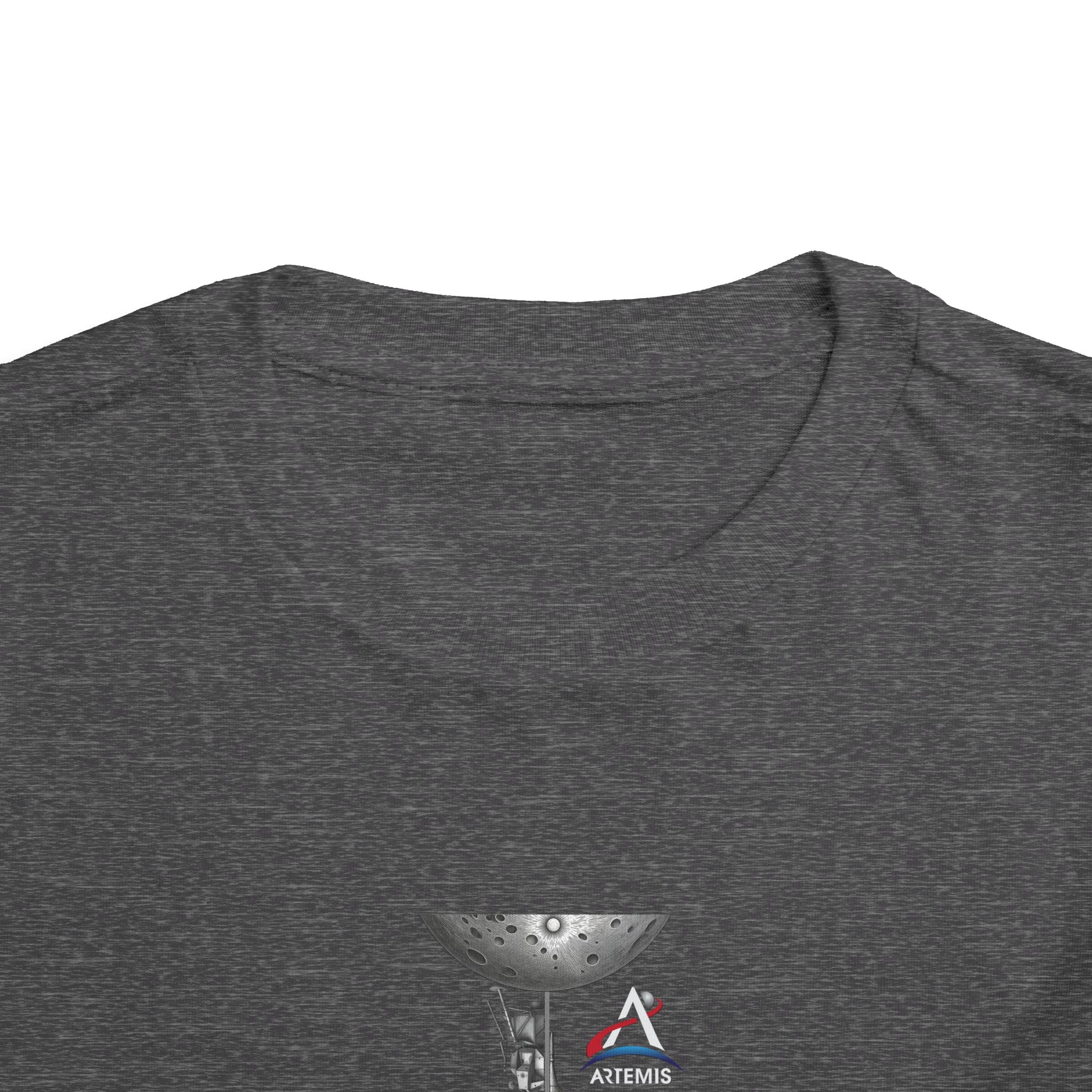 Astronaut Kid on Moon Toddler Tee | Space Helmet Rocket Illustration