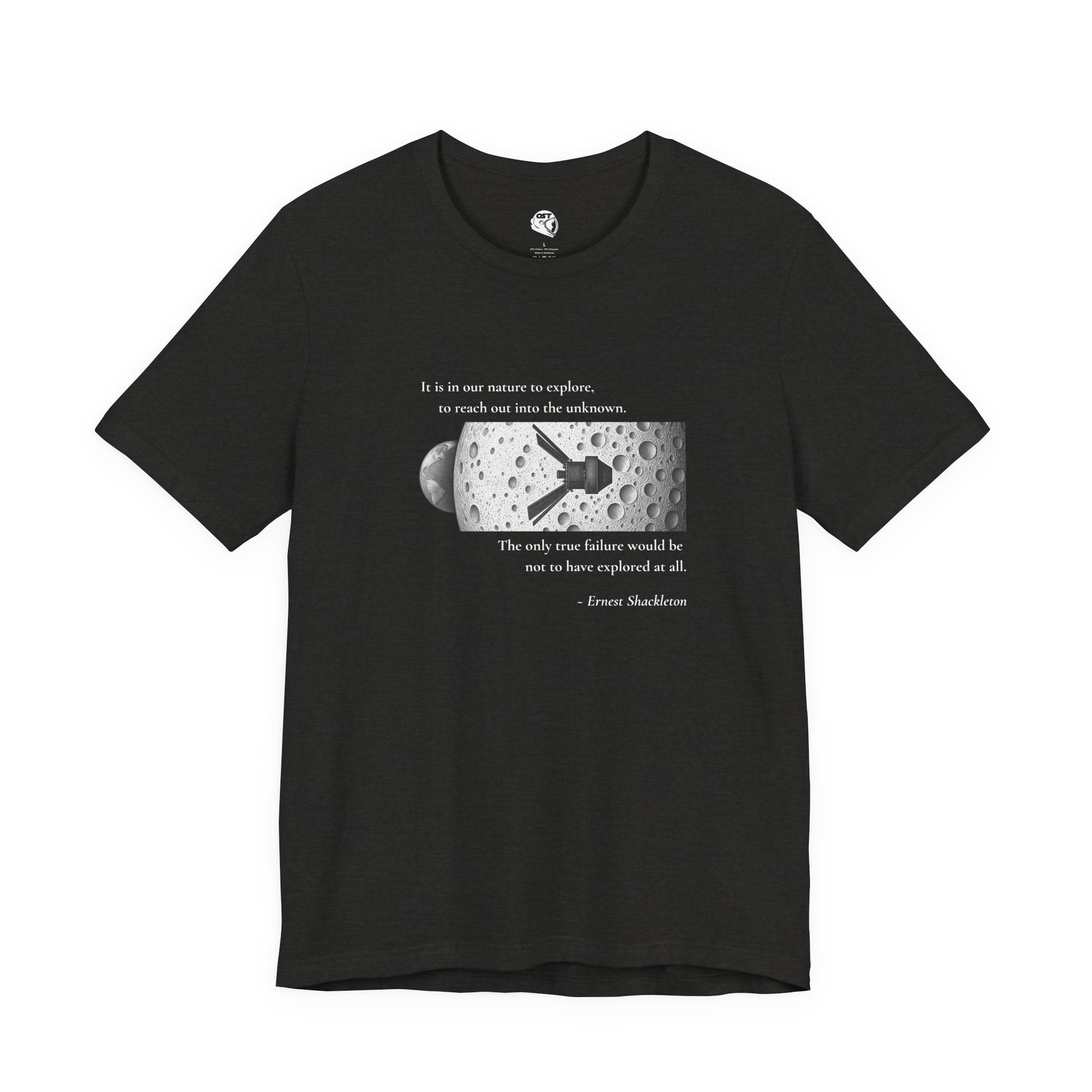Shackleton 'It's in our nature to explore' T-shirt | Space Mission Graphic Tee