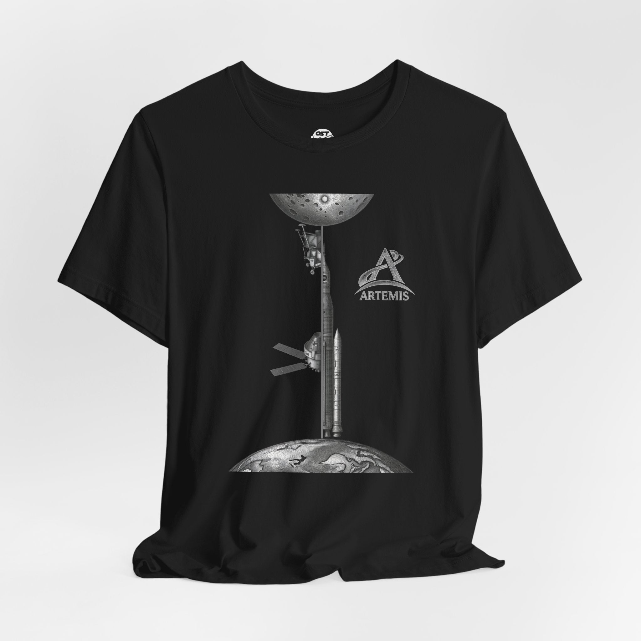Artemis Orion, Rocket & Lander | Lunar Mission Vintage Graphic Tee