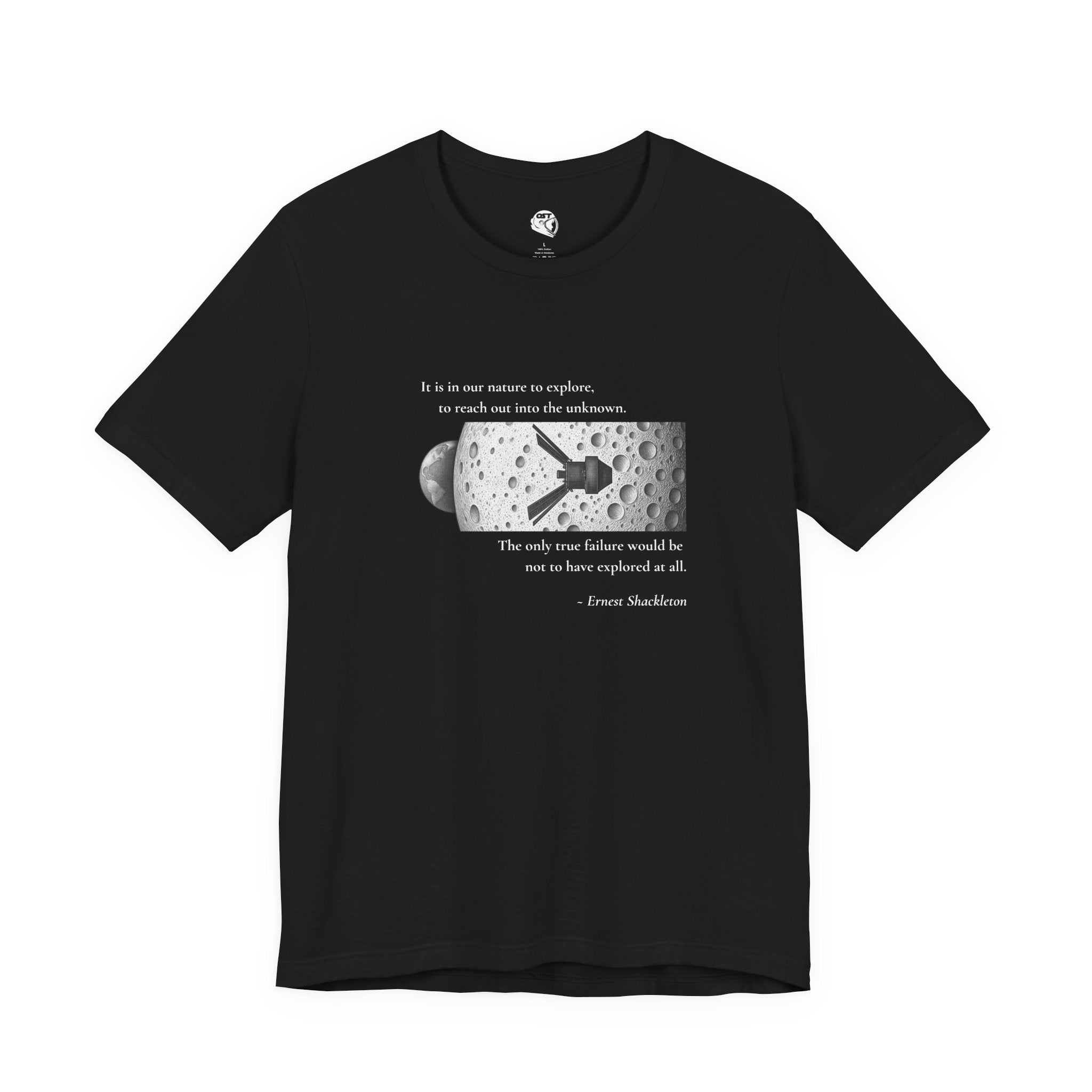 Shackleton 'It's in our nature to explore' T-shirt | Space Mission Graphic Tee