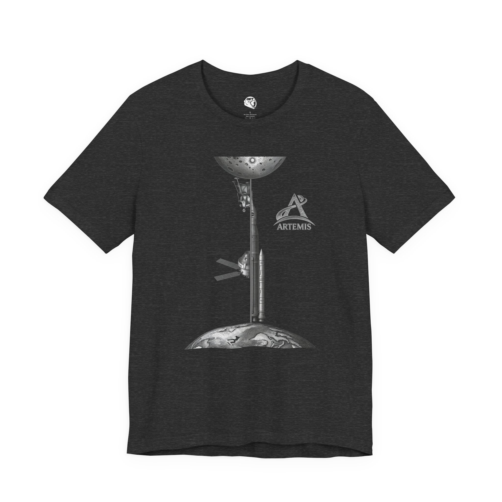 Artemis Orion, Rocket & Lander | Lunar Mission Vintage Graphic Tee