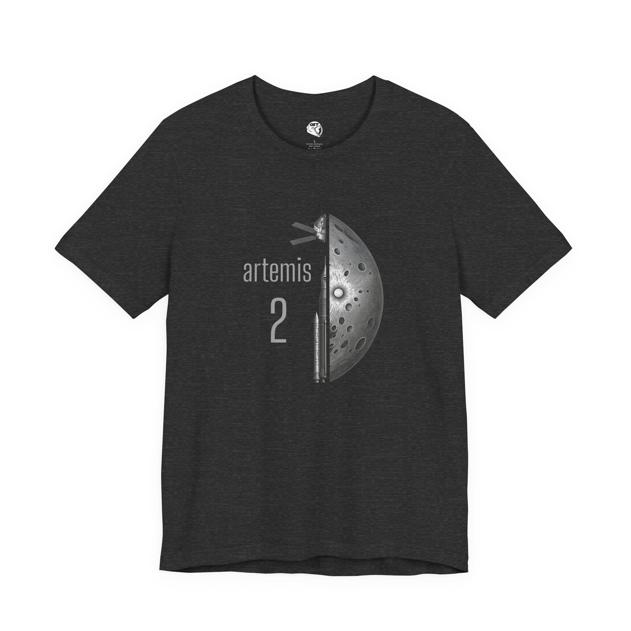 Artemis 2 Mission with Rocket, Orion & Moon T-shirt | Space Mission Vintage Graphic Tee
