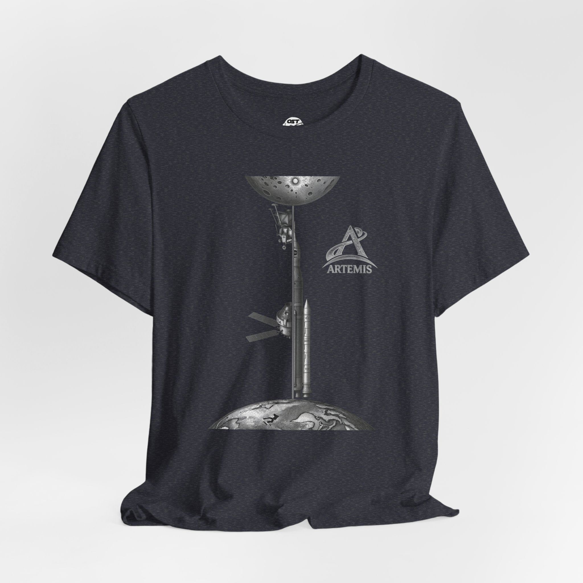 Artemis Orion, Rocket & Lander | Lunar Mission Vintage Graphic Tee