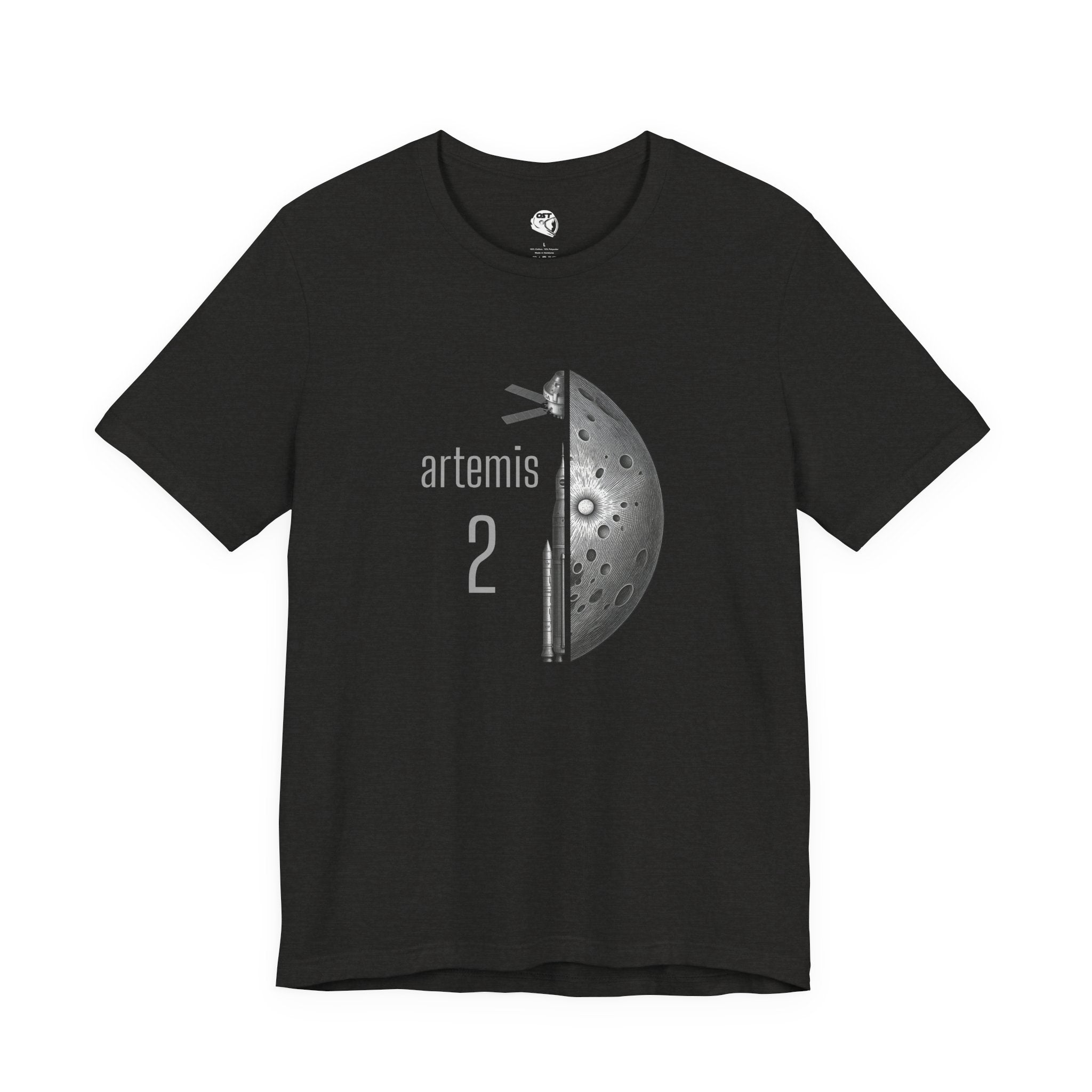 Artemis 2 Mission with Rocket, Orion & Moon T-shirt | Space Mission Vintage Graphic Tee