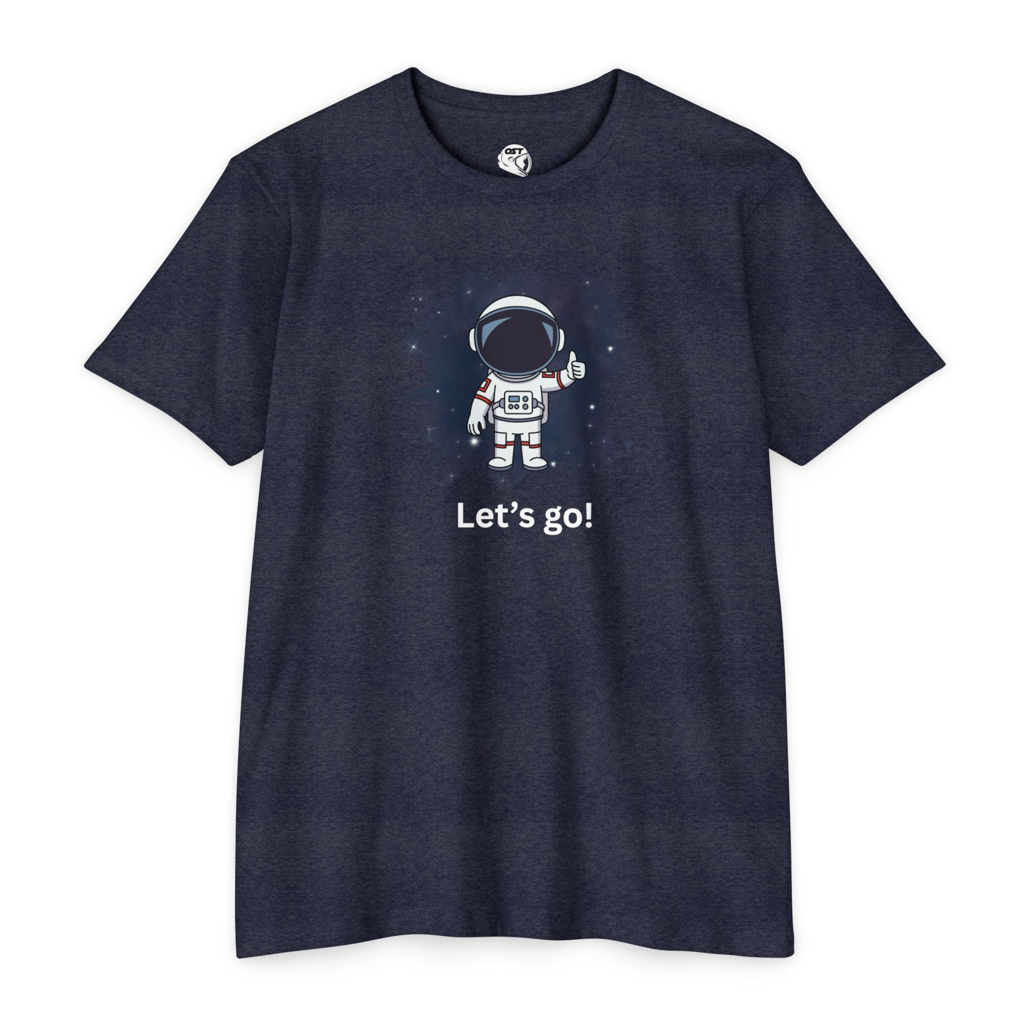 Thumbs Up Astronaut T-shirt | Cute Space Helmet Graphic Tee