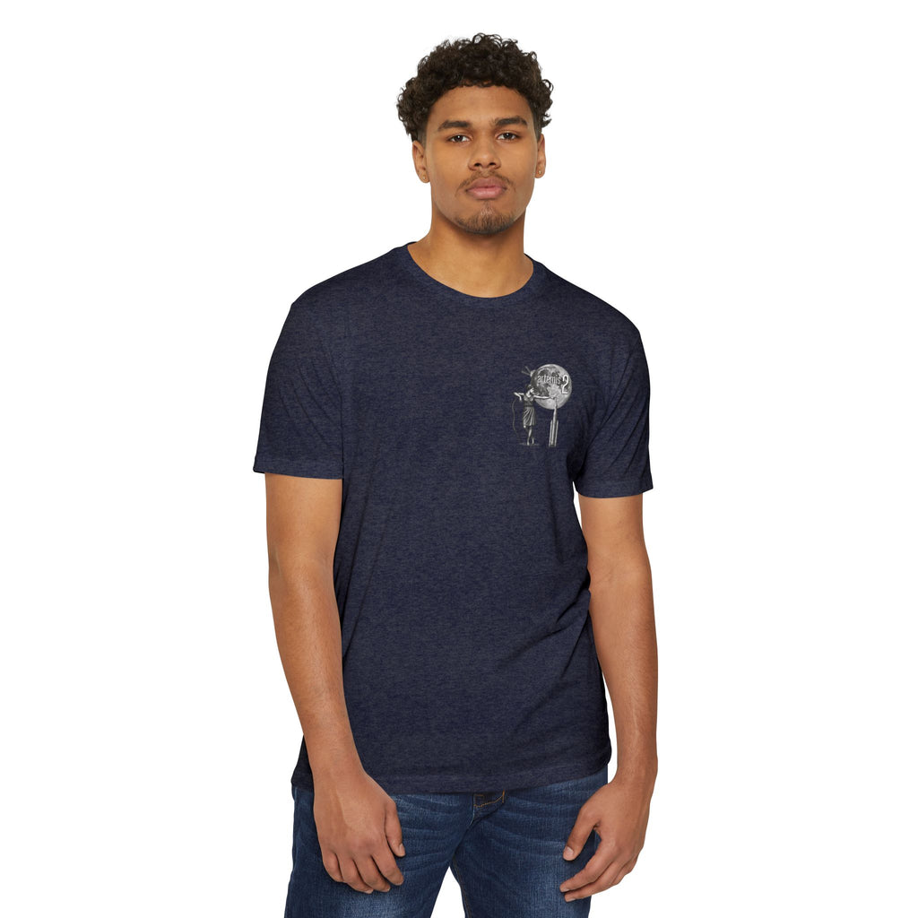 Artemis 2 Free Return Trajectory T-shirt | Spacecraft Moon Mission Tee