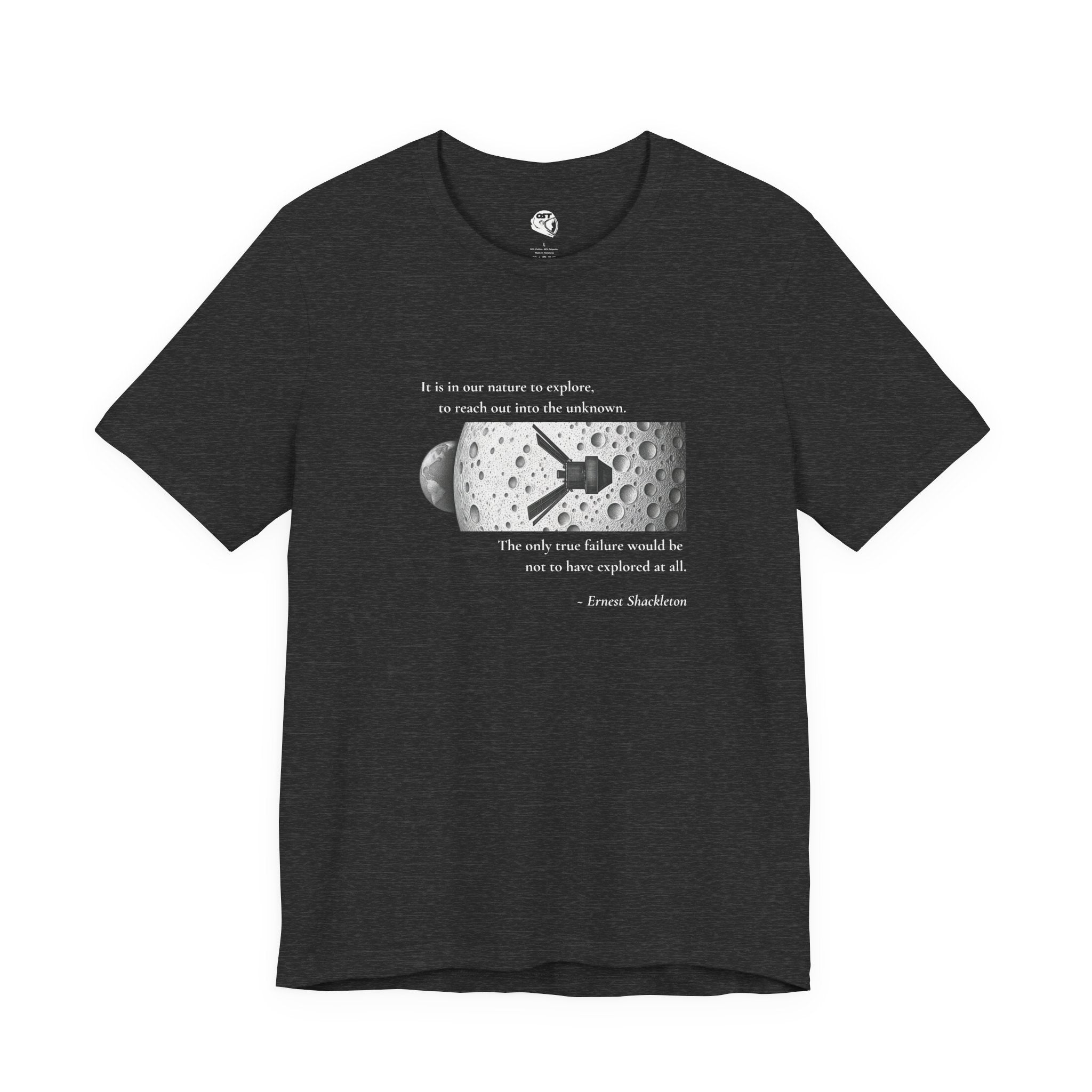 Shackleton 'It's in our nature to explore' T-shirt | Space Mission Graphic Tee
