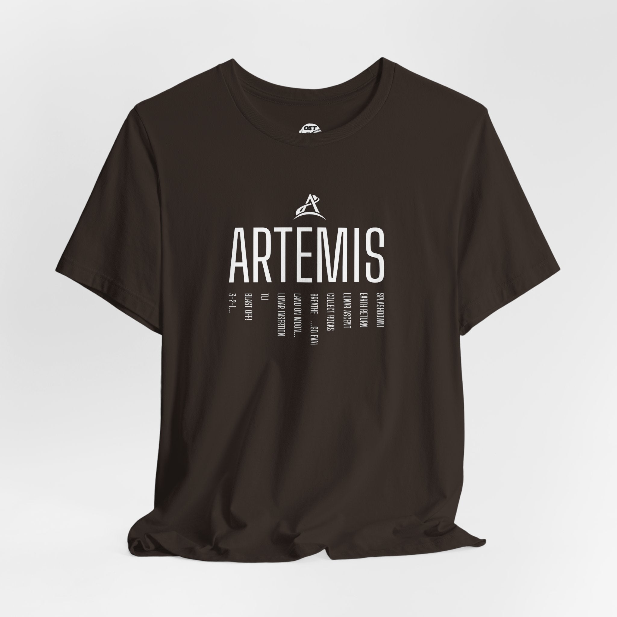 Artemis Mission Timeline T-shirt | Space Mission Graphic Tee