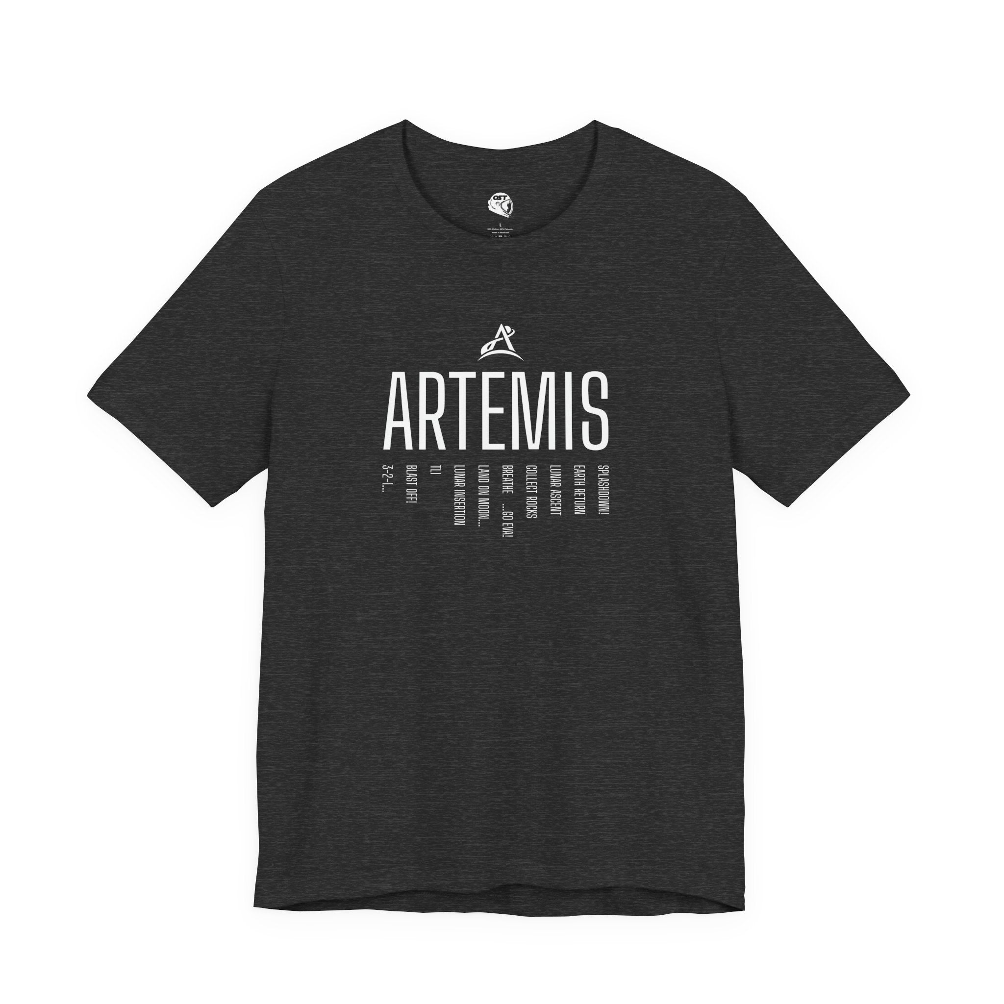 Artemis Mission Timeline T-shirt | Space Mission Graphic Tee