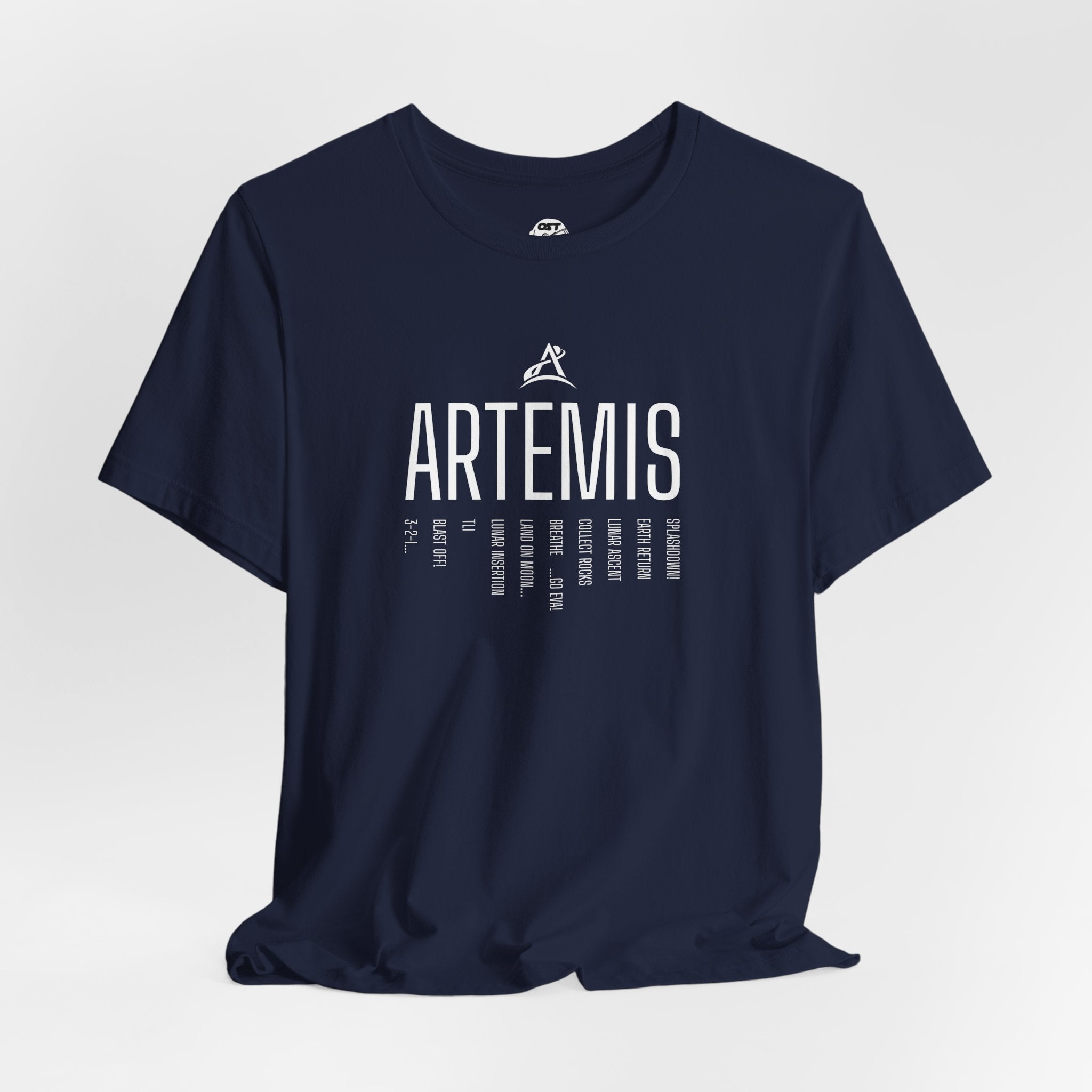 Artemis Mission Timeline T-shirt | Space Mission Graphic Tee