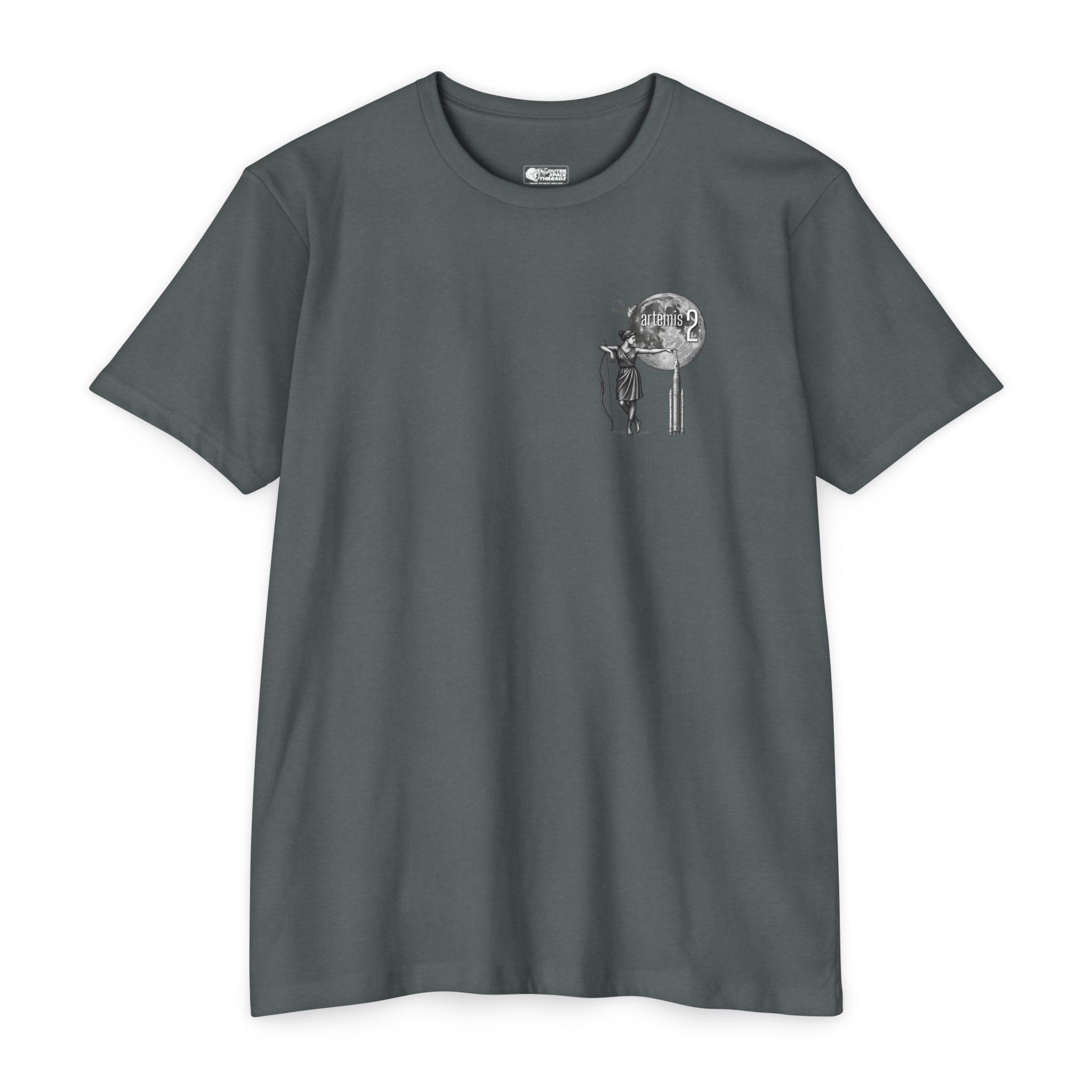 Artemis 2 Free Return Trajectory T-shirt | Spacecraft Moon Mission Tee