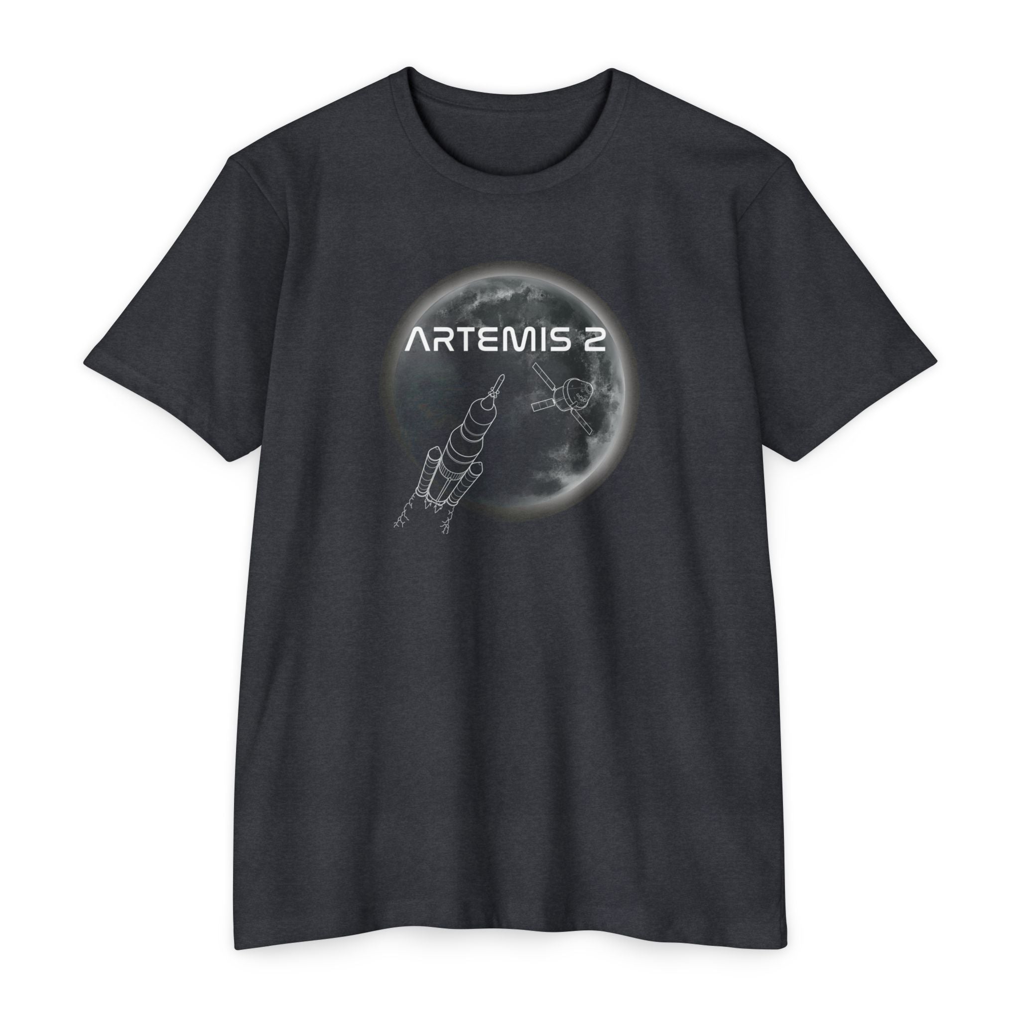 Artemis 2 Moon Rocket T-shirt | Space Mission Tee