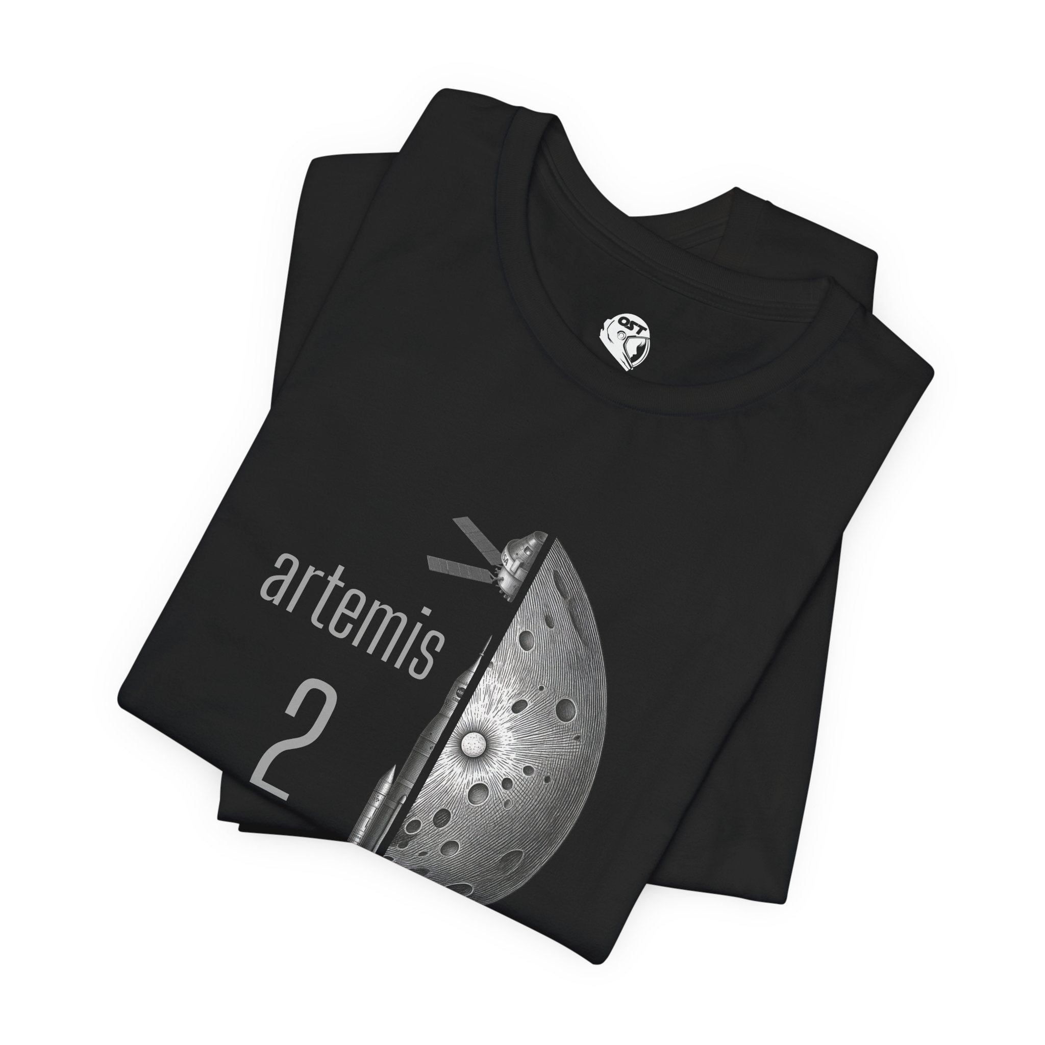 Artemis 2 Mission with Rocket, Orion & Moon T-shirt | Space Mission Vintage Graphic Tee