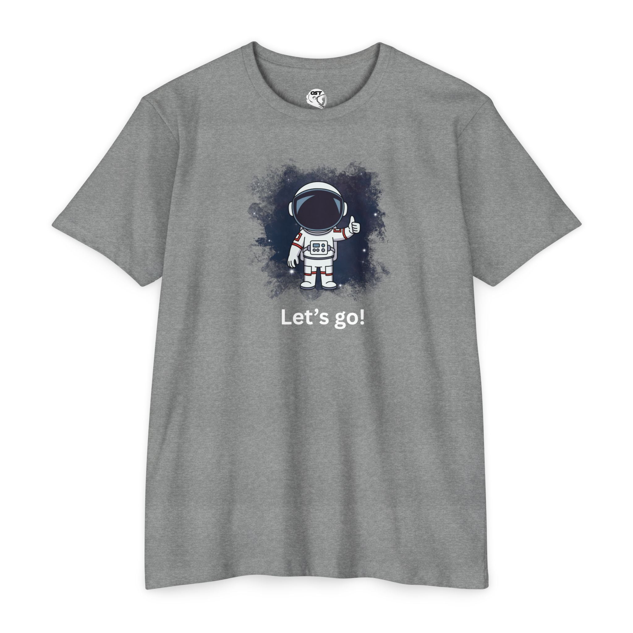 Thumbs Up Astronaut T-shirt | Cute Space Helmet Graphic Tee