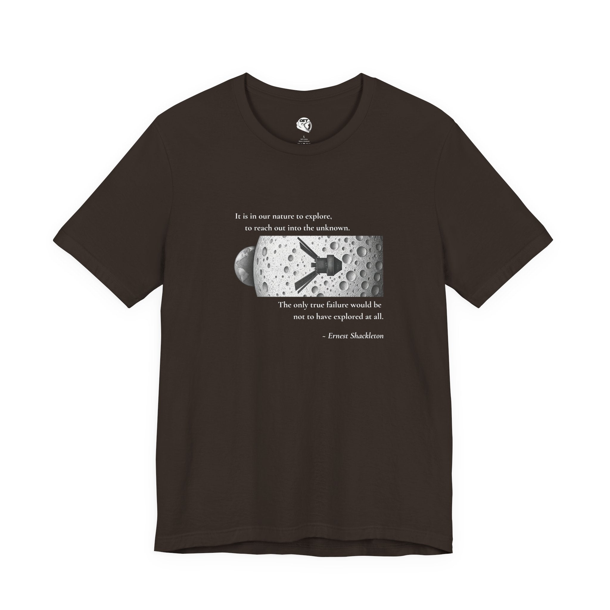 Shackleton 'It's in our nature to explore' T-shirt | Space Mission Graphic Tee