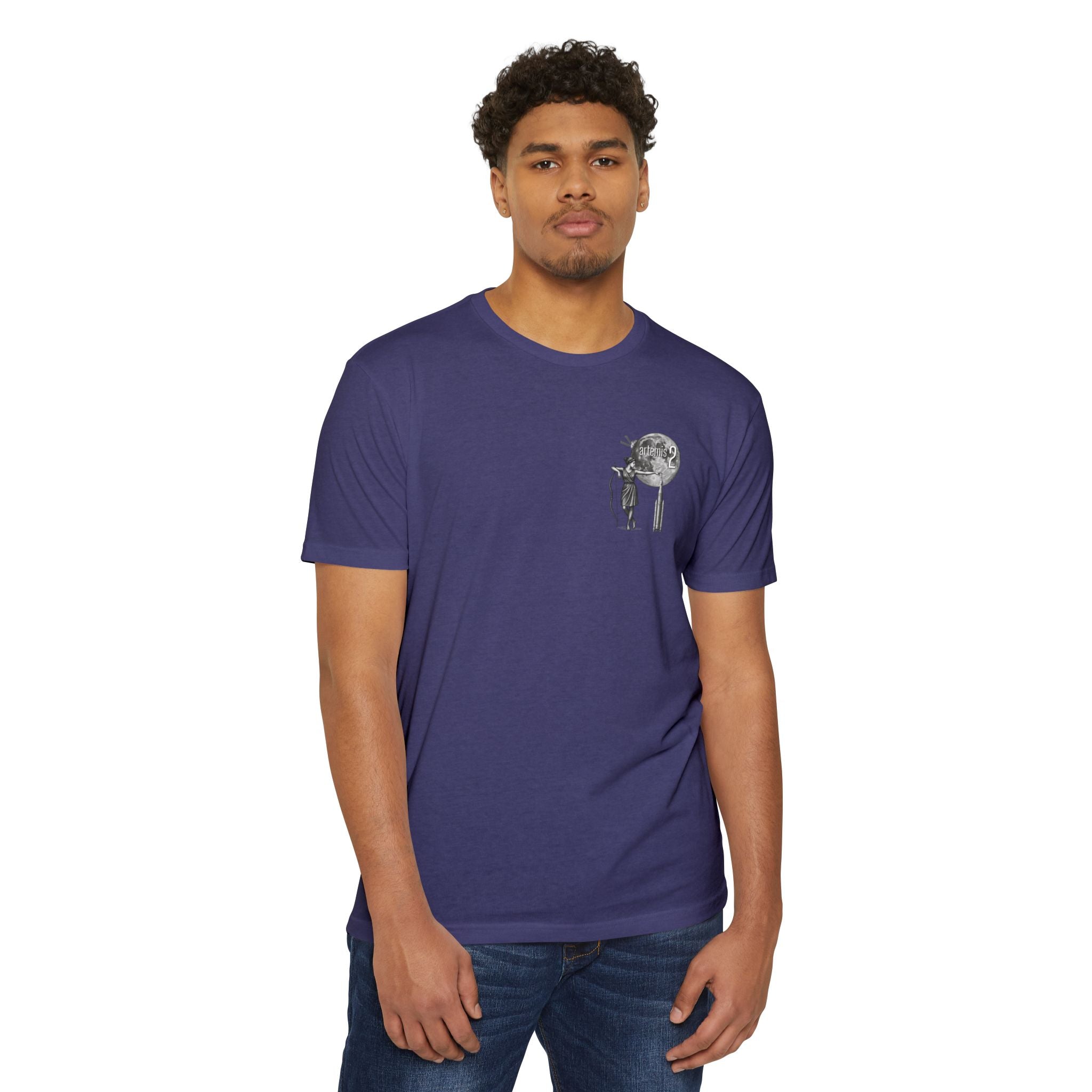 Artemis 2 Free Return Trajectory T-shirt | Spacecraft Moon Mission Tee