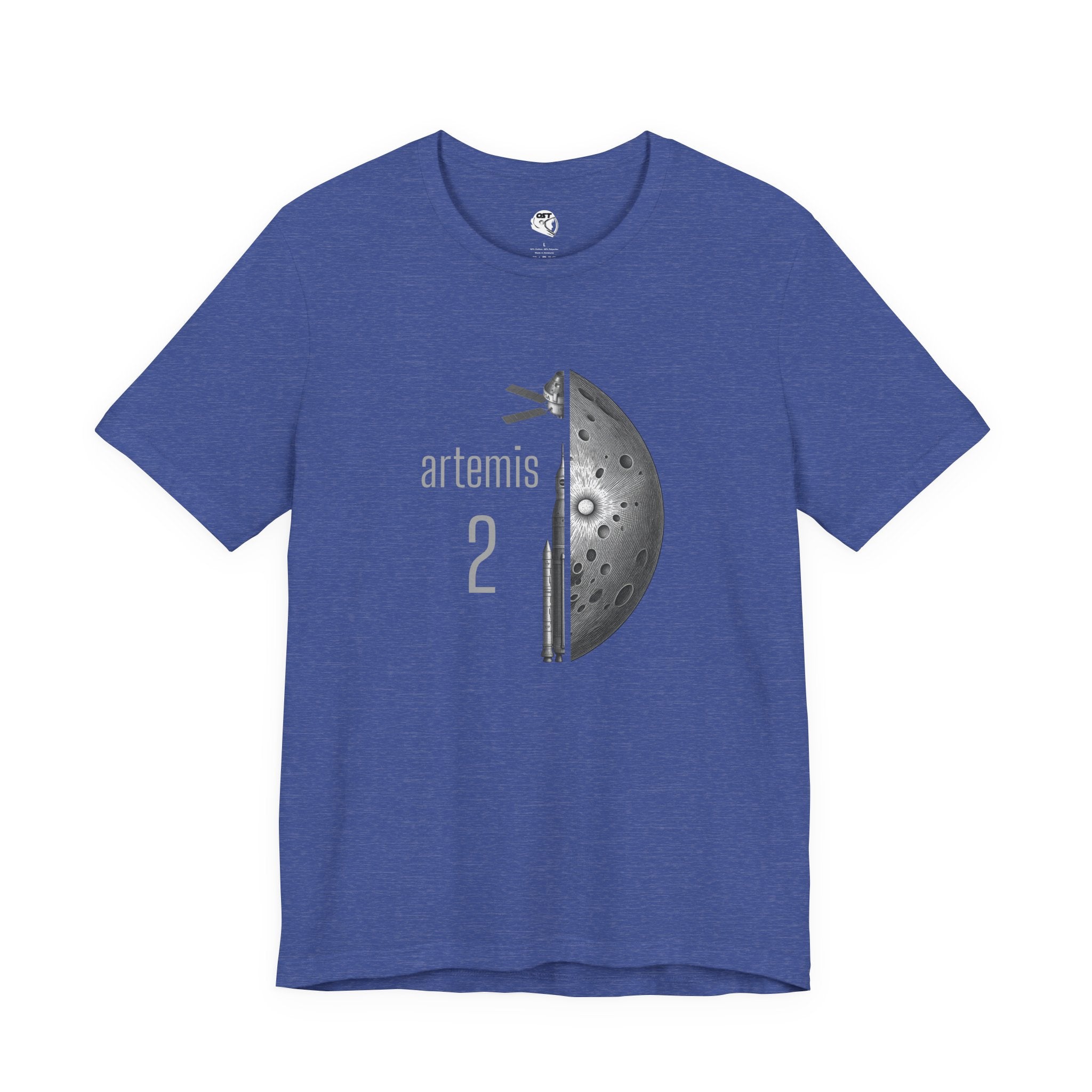 Artemis 2 Mission with Rocket, Orion & Moon T-shirt | Space Mission Vintage Graphic Tee