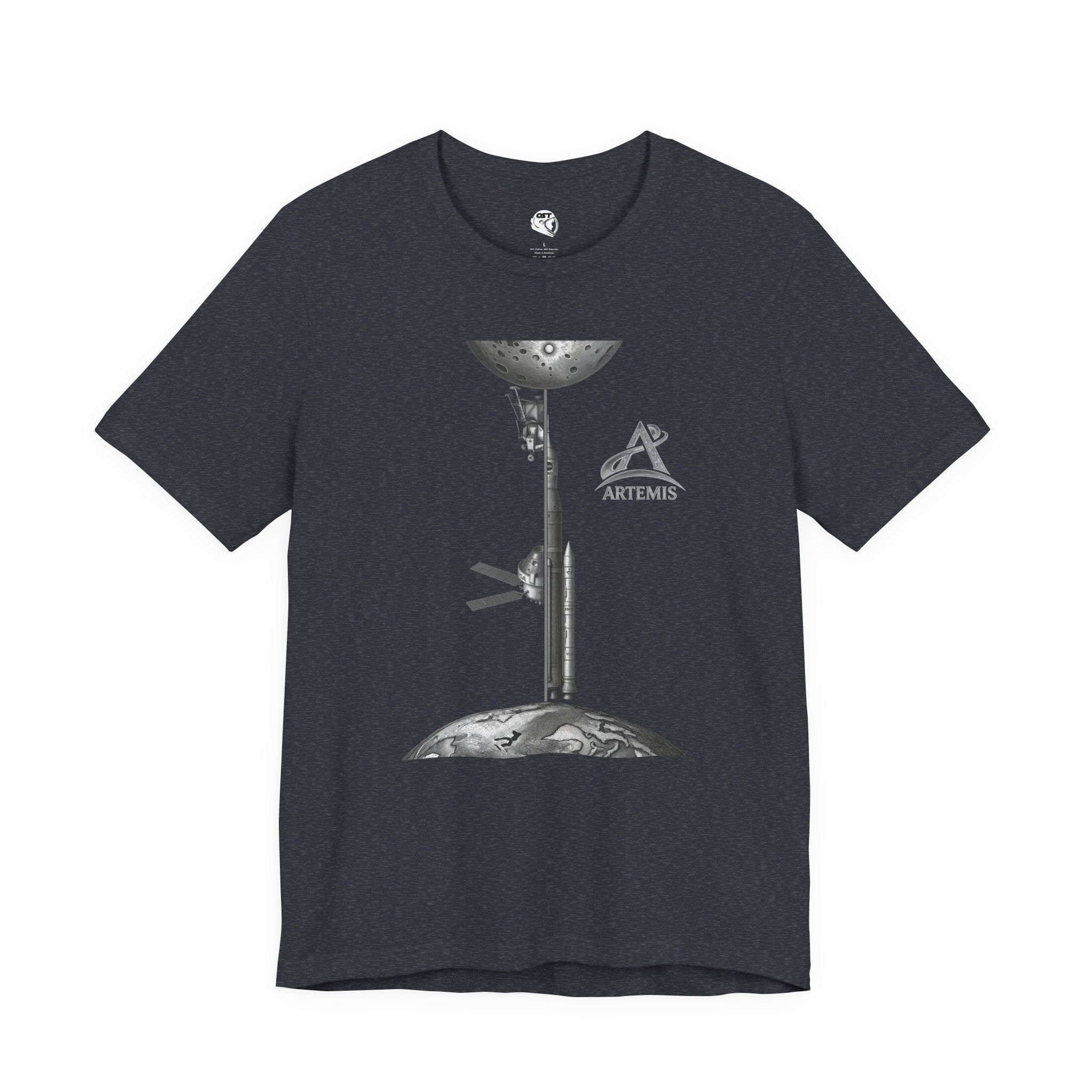 Artemis Orion, Rocket & Lander | Lunar Mission Vintage Graphic Tee