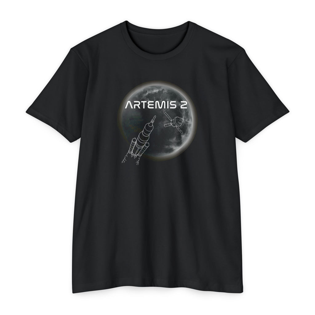 Artemis 2 Moon Rocket T-shirt | Space Mission Tee