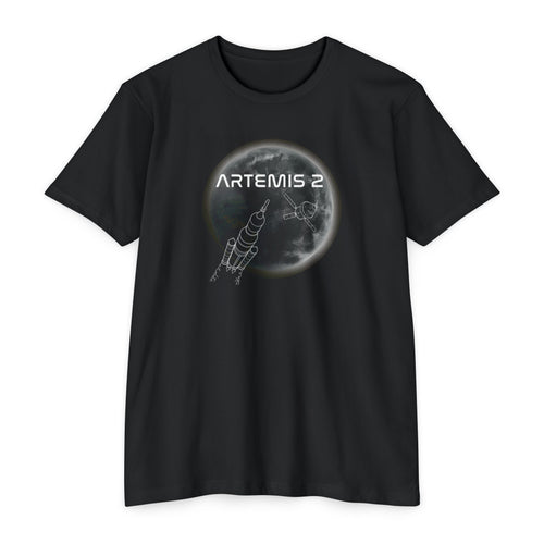 Artemis 2 Moon Rocket T-shirt | Space Mission Tee