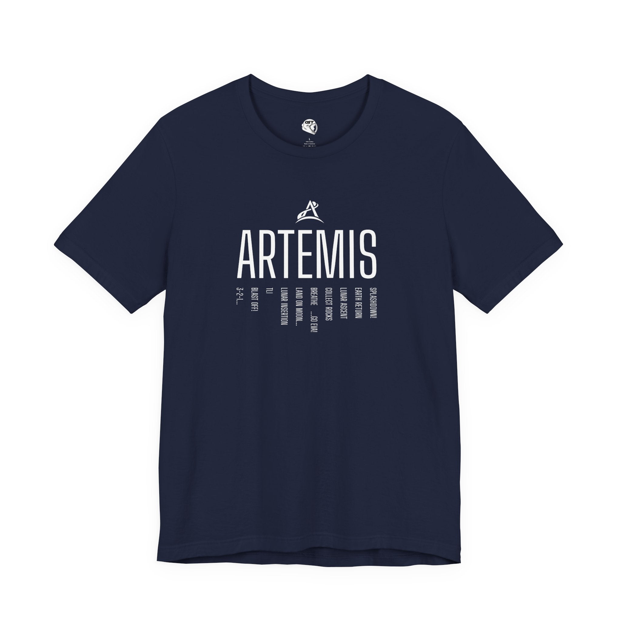 Artemis Mission Timeline T-shirt | Space Mission Graphic Tee
