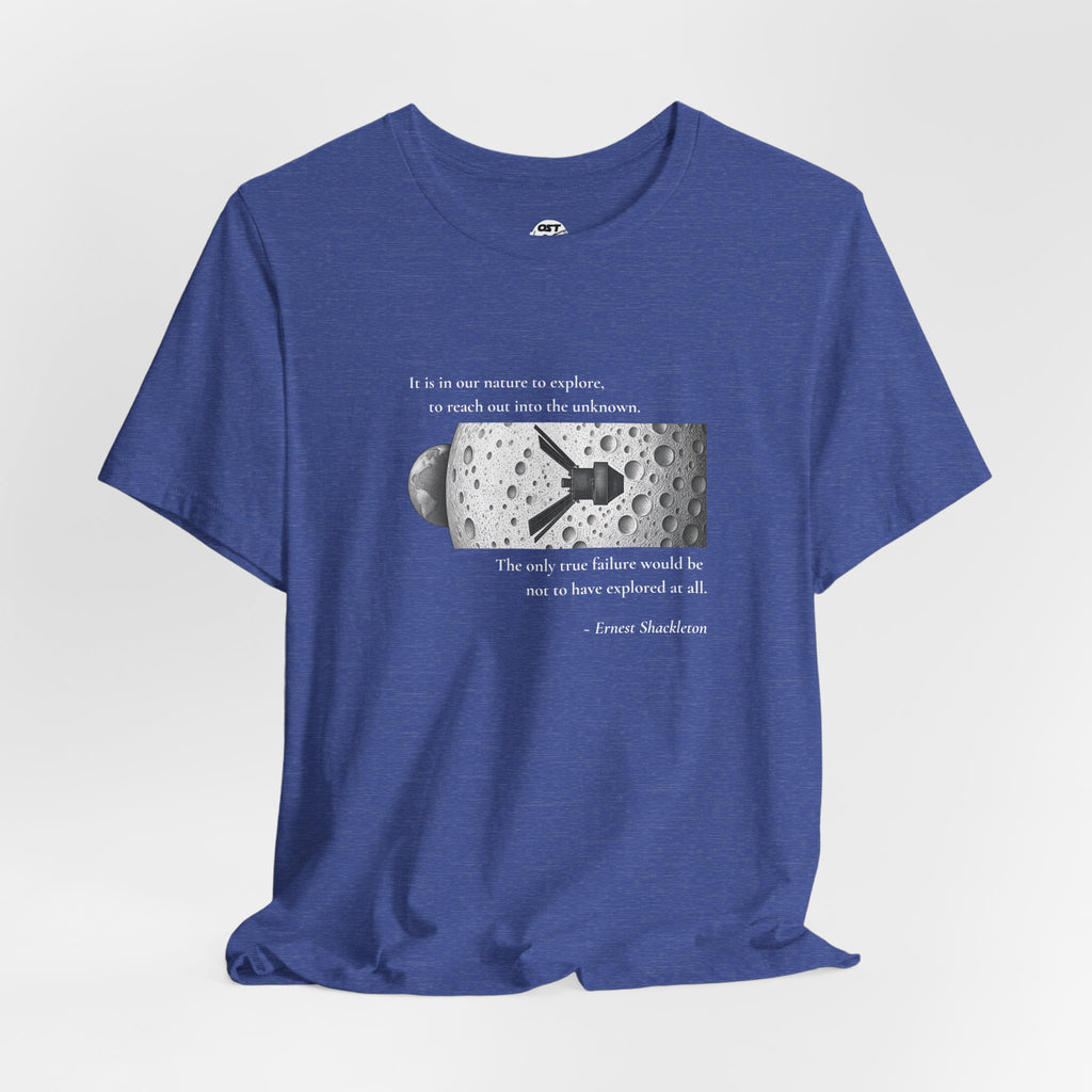 Shackleton 'It's in our nature to explore' T-shirt | Space Mission Graphic Tee