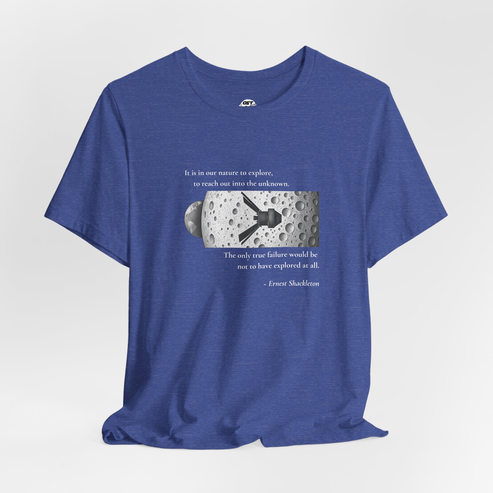 Shackleton 'It's in our nature to explore' T-shirt | Space Mission Graphic Tee