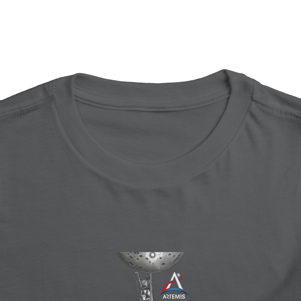 Astronaut Kid on Moon Toddler Tee | Space Helmet Rocket Illustration