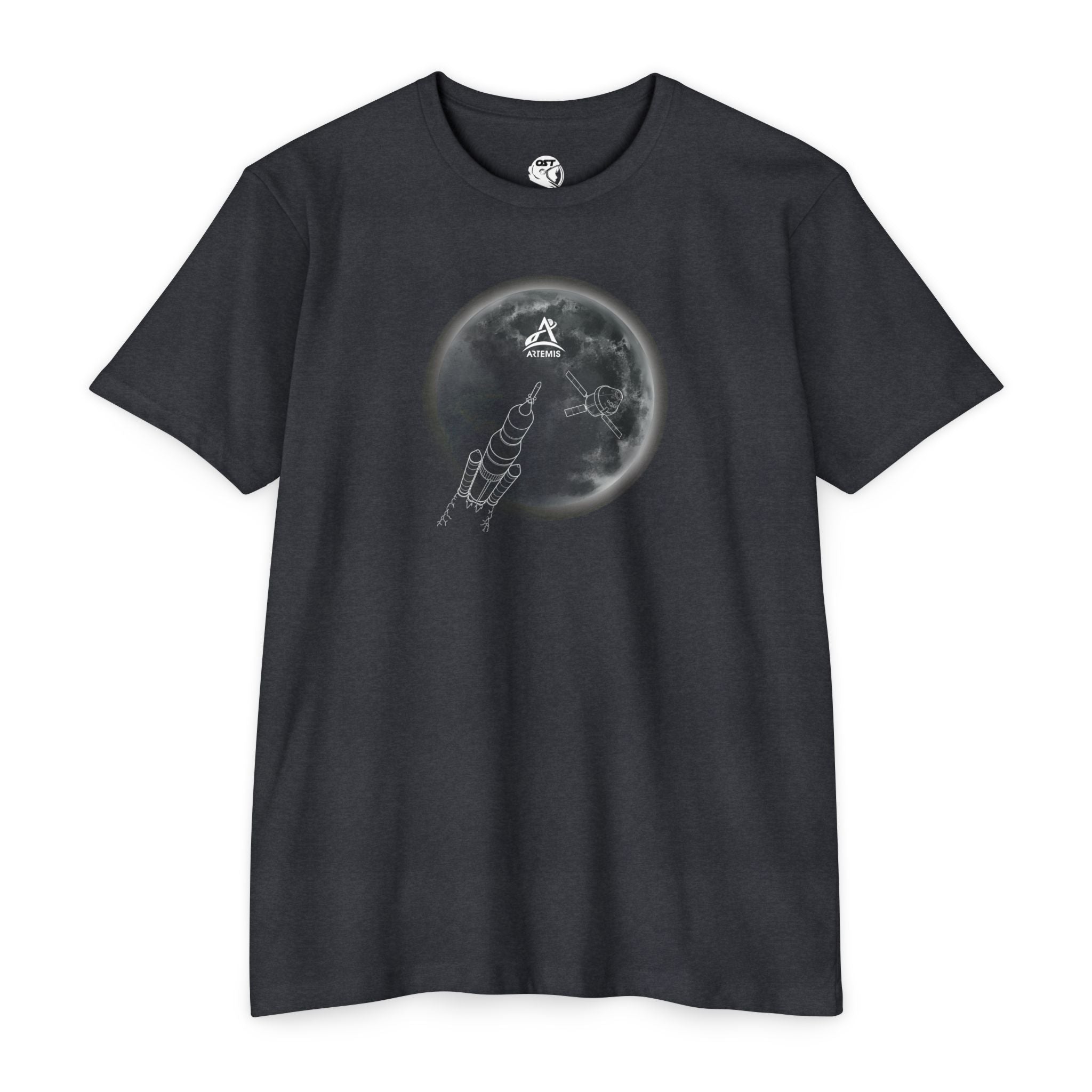 Moon SLS Orion T-shirt | Space Lunar Design
